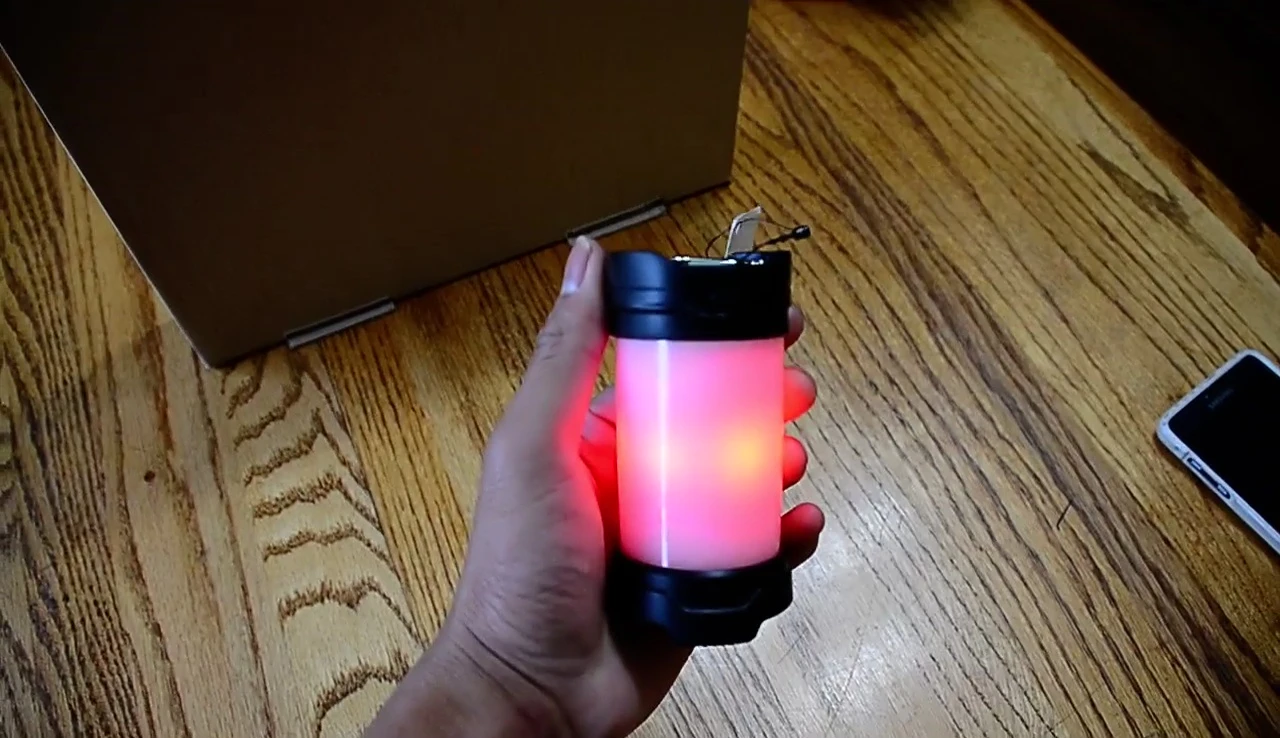 Final shot of the Fenix CL25R lantern