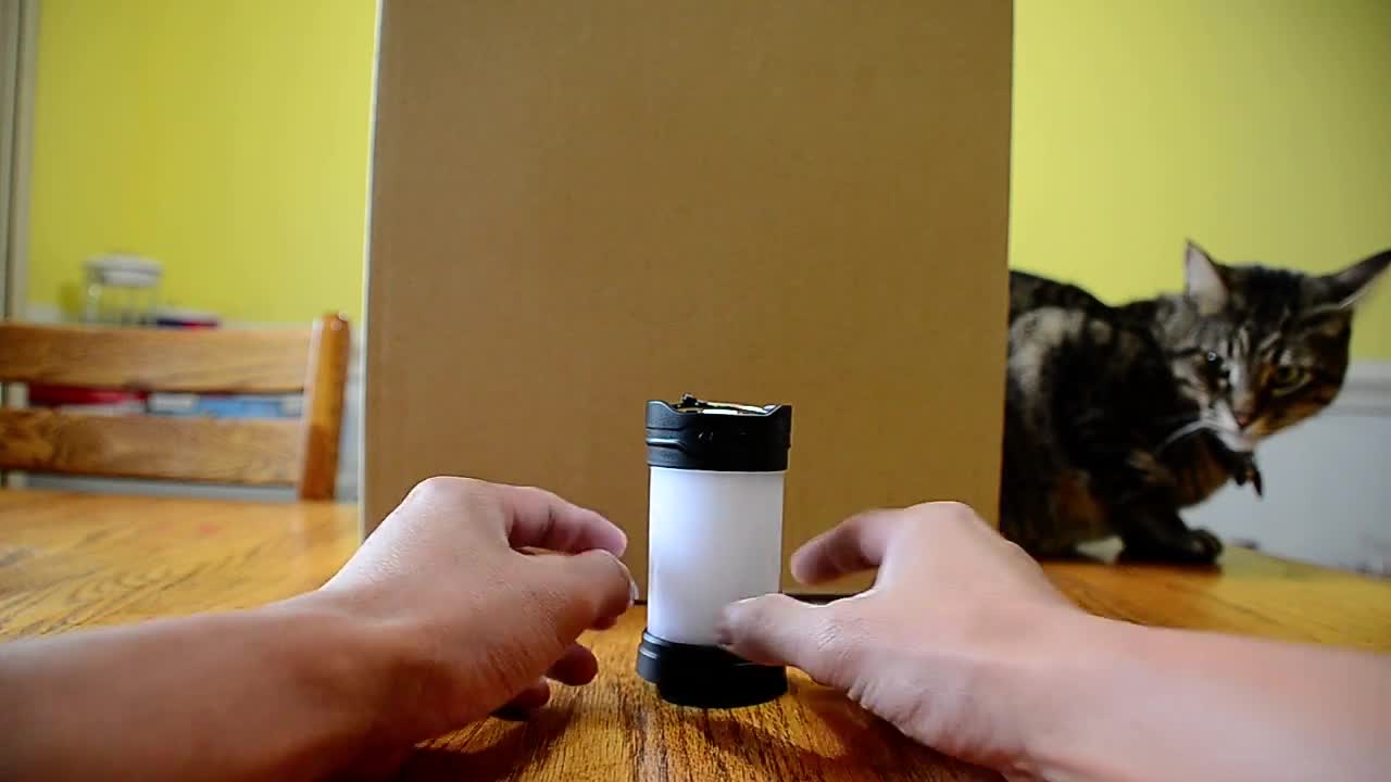 Initial shot of the Fenix CL25R lantern in its packaging