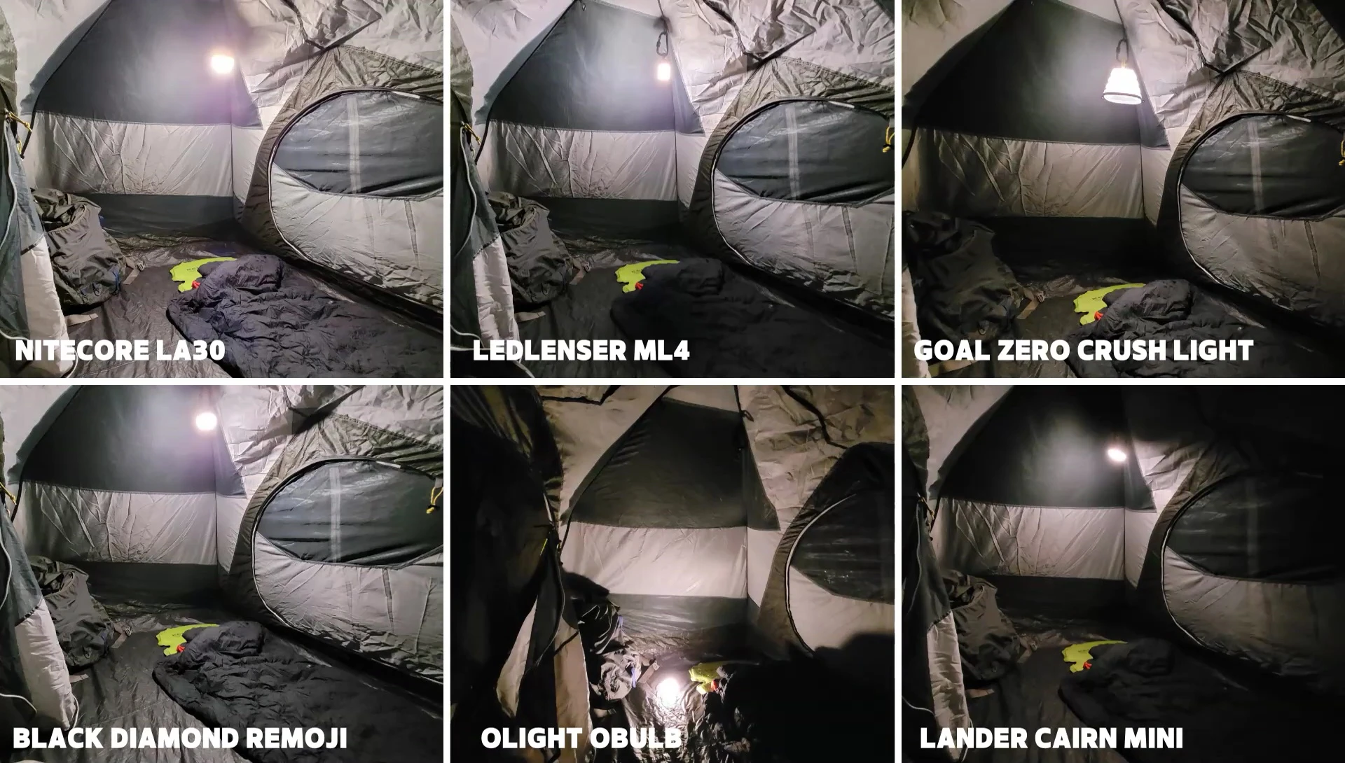 Lanterns in a tent