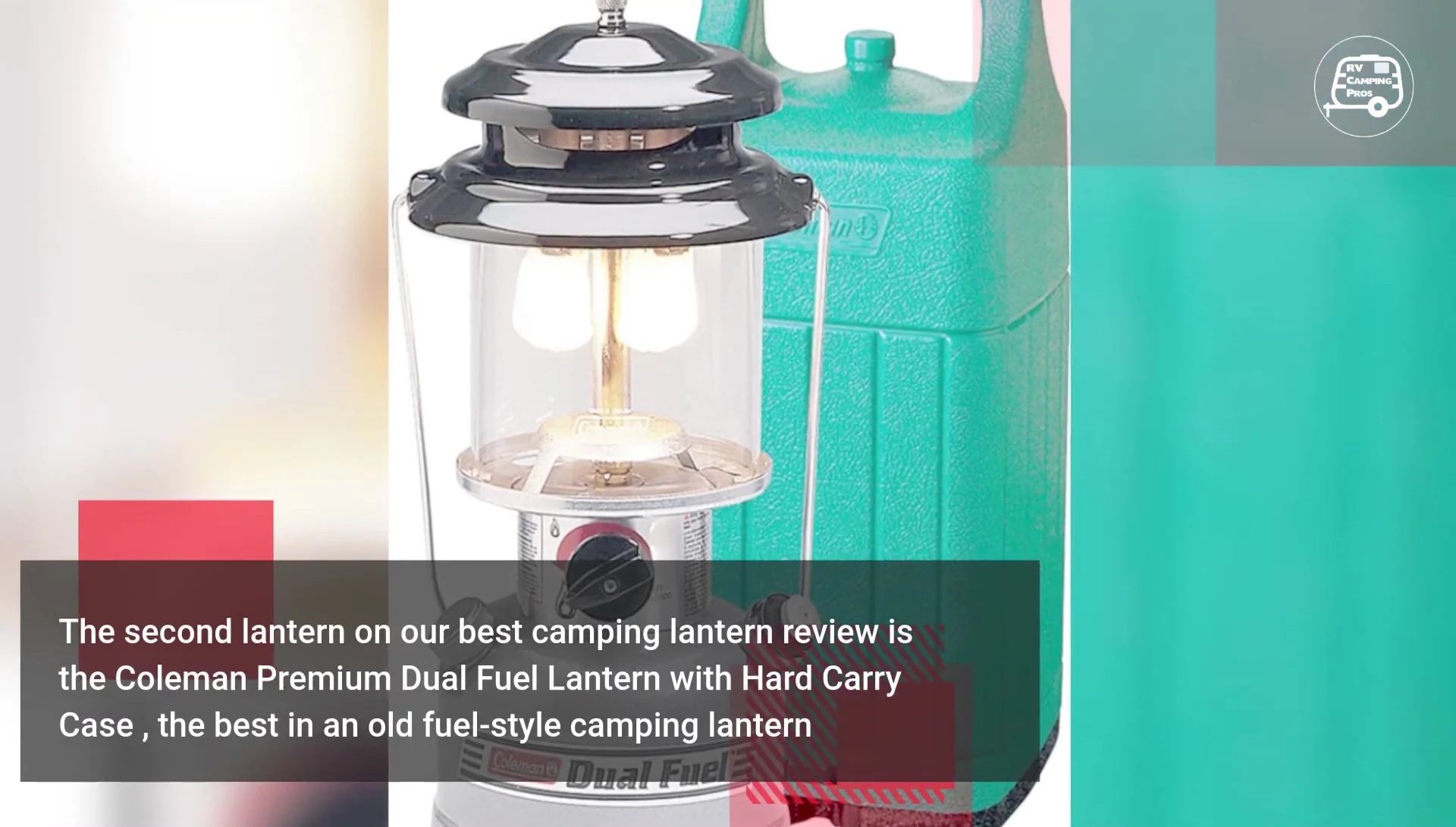 Coleman Premium Dual Fuel Lantern with hard carry case