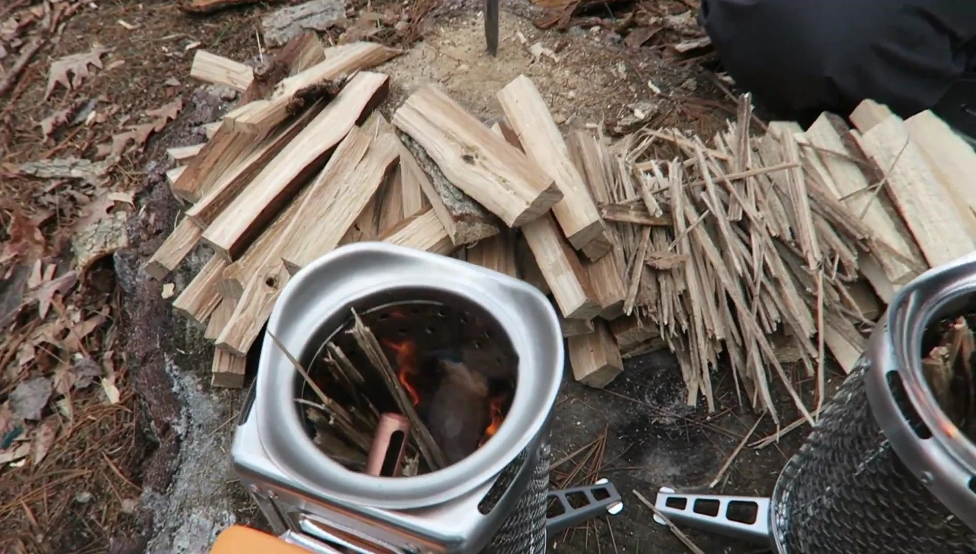 Comparing the boil times of both stoves