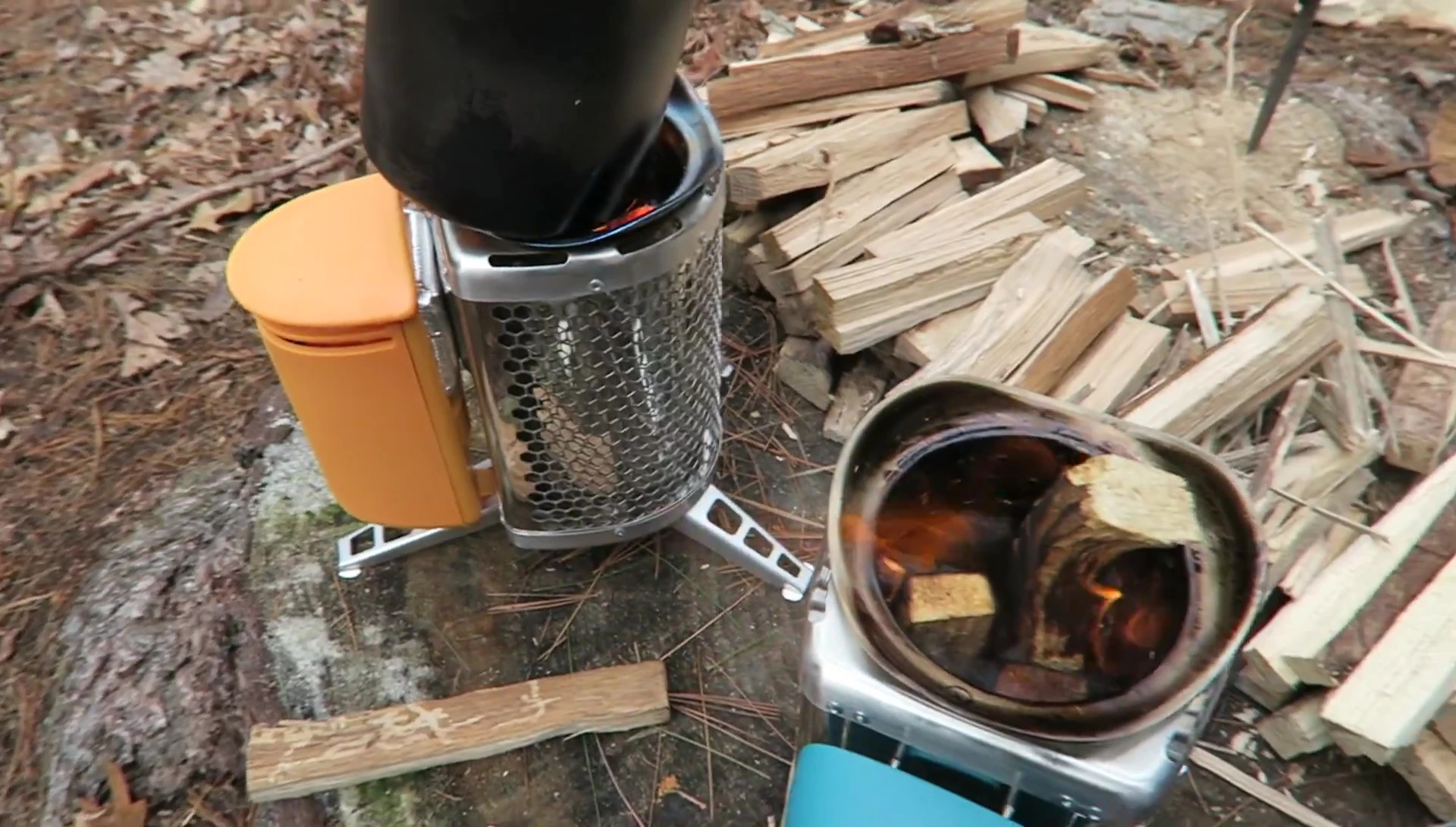 Demonstrating the effect of pot size on stove performance