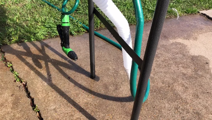 Clean your fish or other items in the sink. Use a bucket with drainage to catch waste and prevent mess.