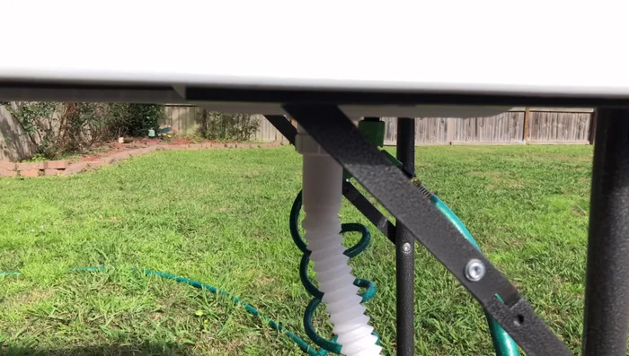 Clean your fish or other items in the sink. Use a bucket with drainage to catch waste and prevent mess.