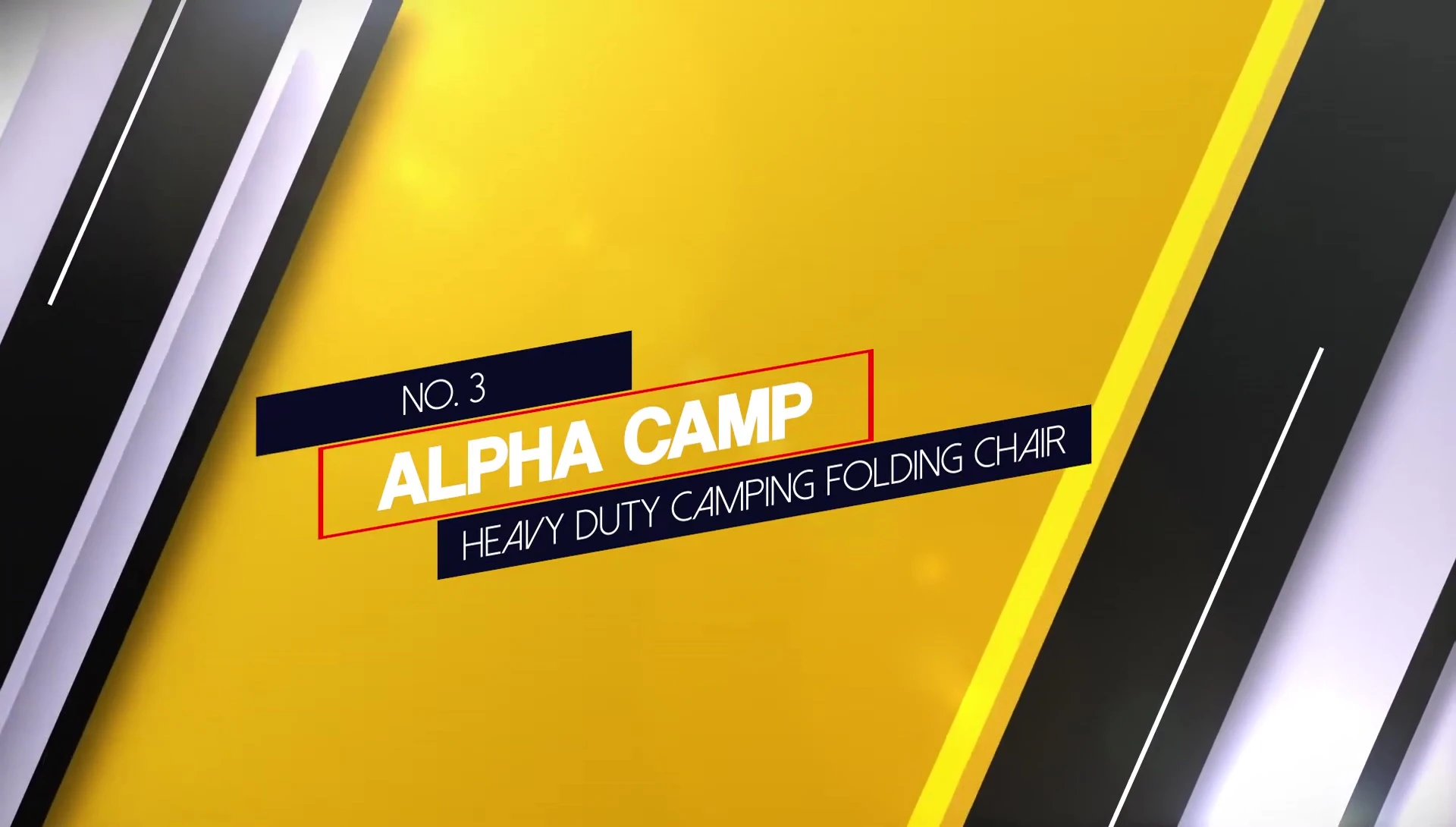The Alpha Camp Heavy Duty Camping Folding Chair shown fully opened.