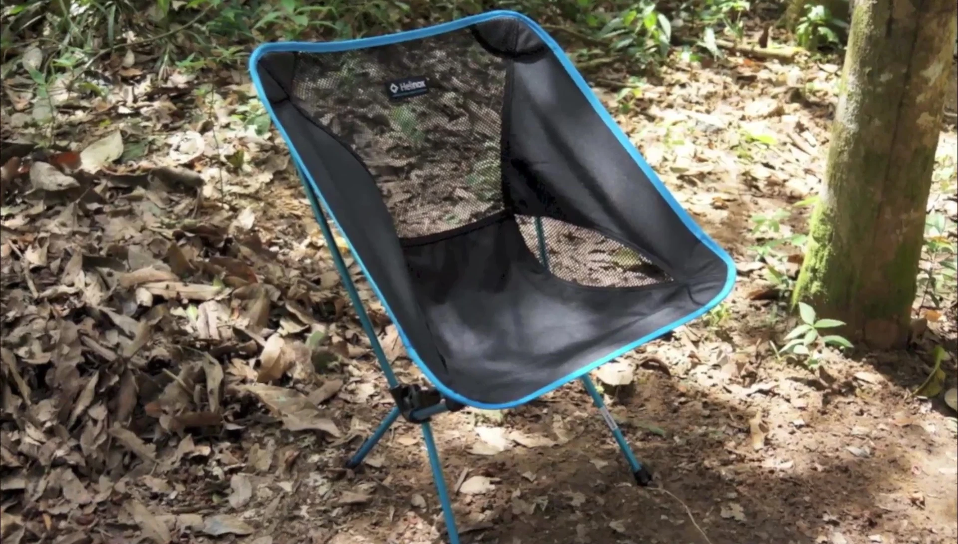 A Helinox camp chair