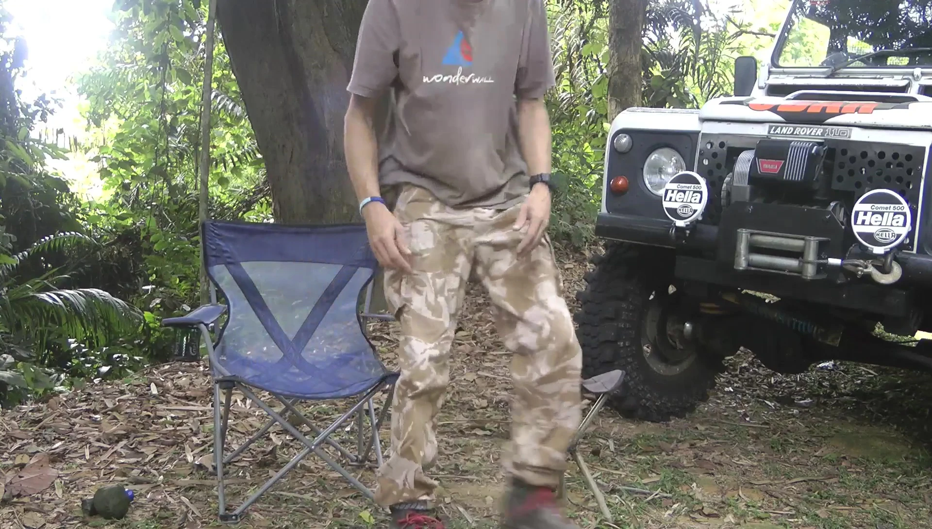 A Triod-design camp chair