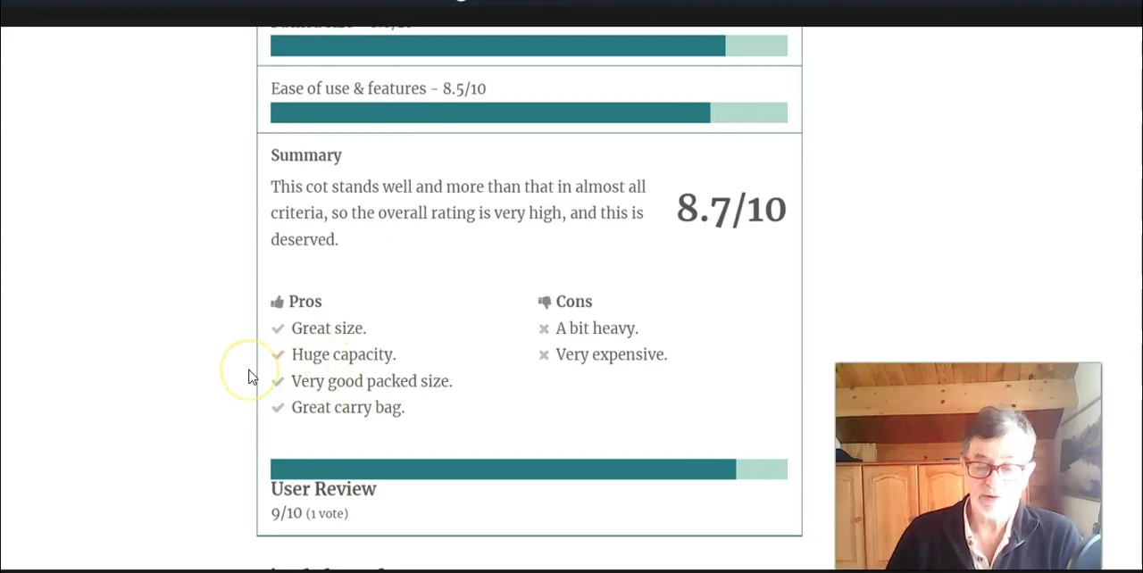 Mention of the high price point