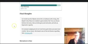 Klymit Cedar Mesa Cot Review: A Luxurious Camping Cot?