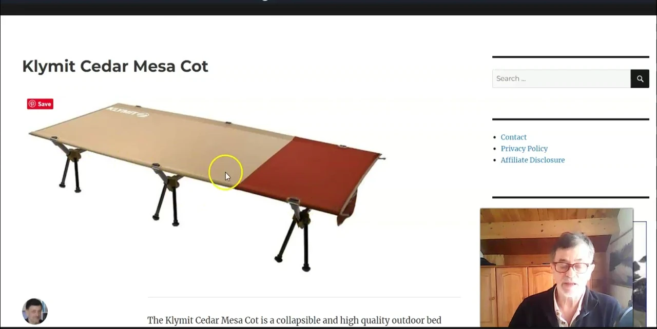 Demonstration of pole insertion into the cot sleeves