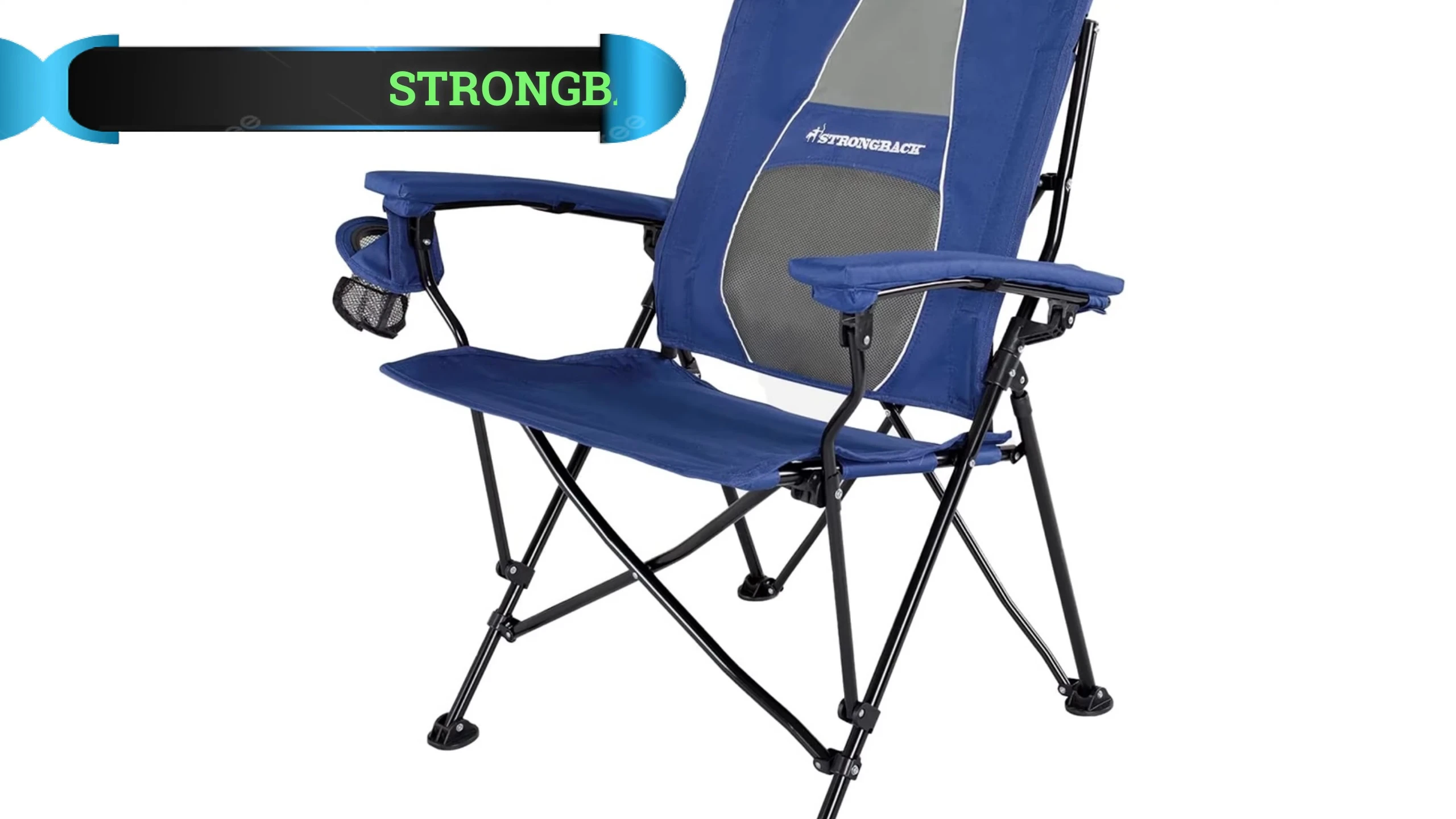 The Strongback 2.0 Elite Camping Chair shown