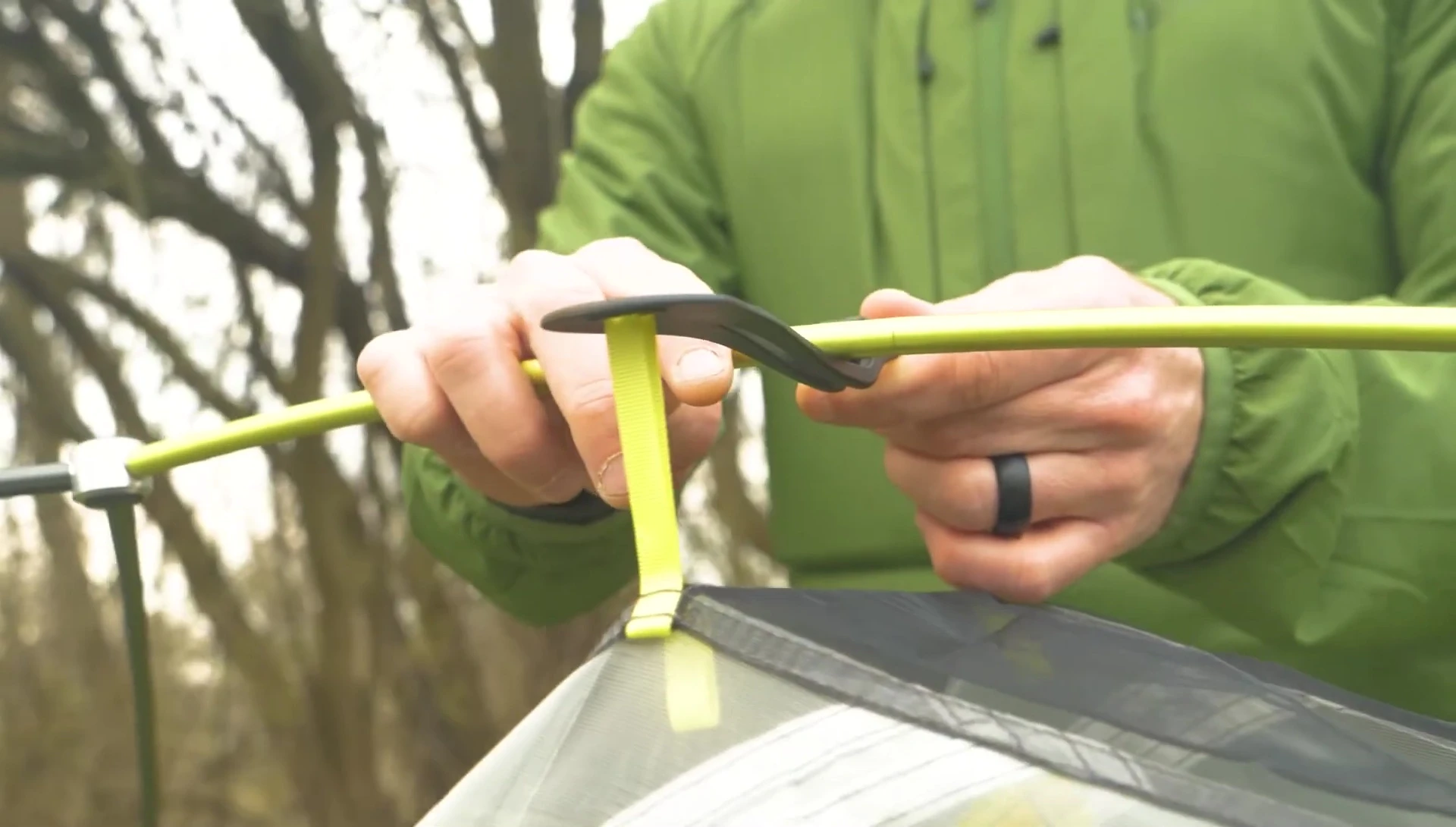 Demonstration of the fly bar volumizing pole system.