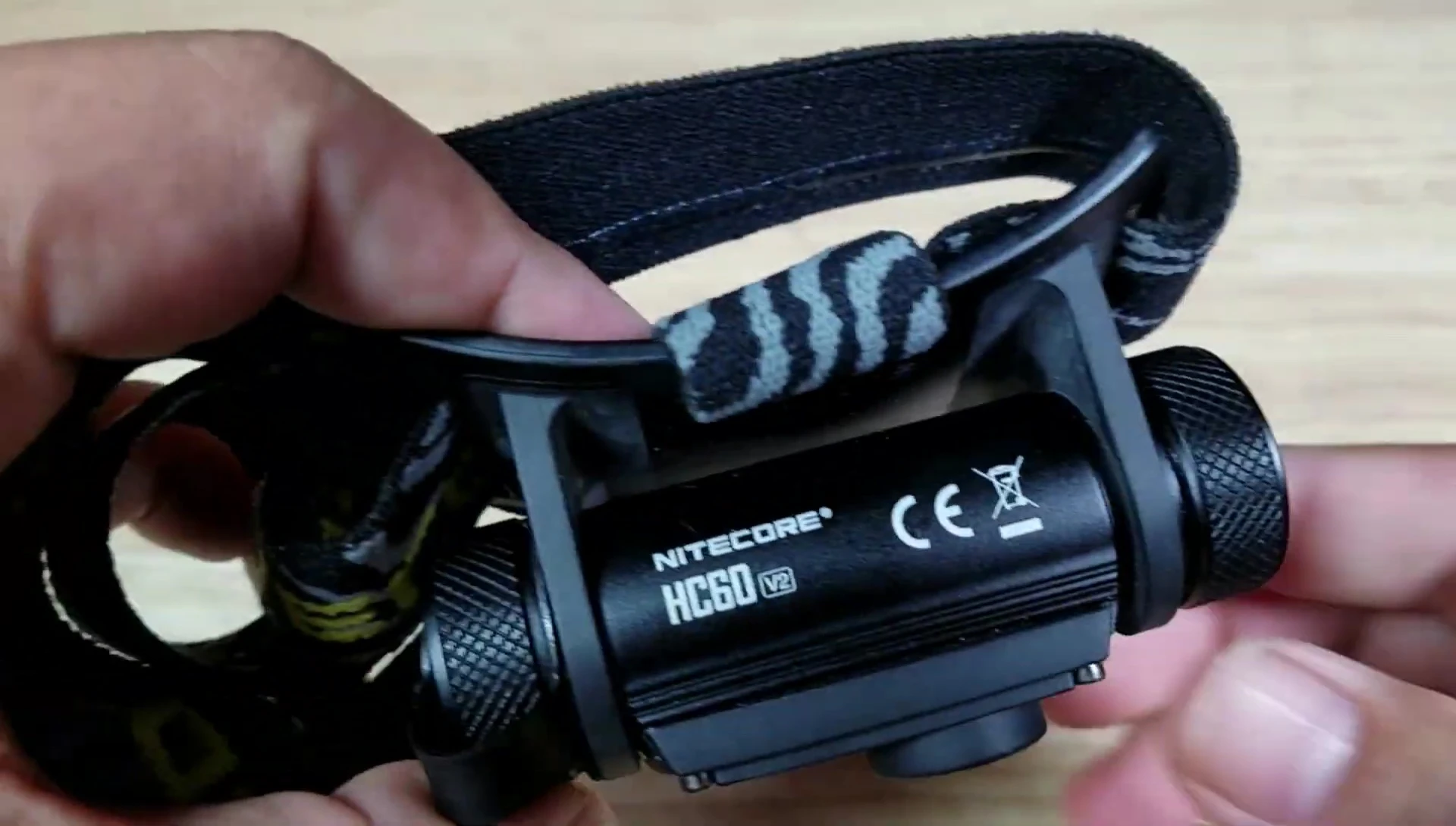 Headlamp and accessories in the box