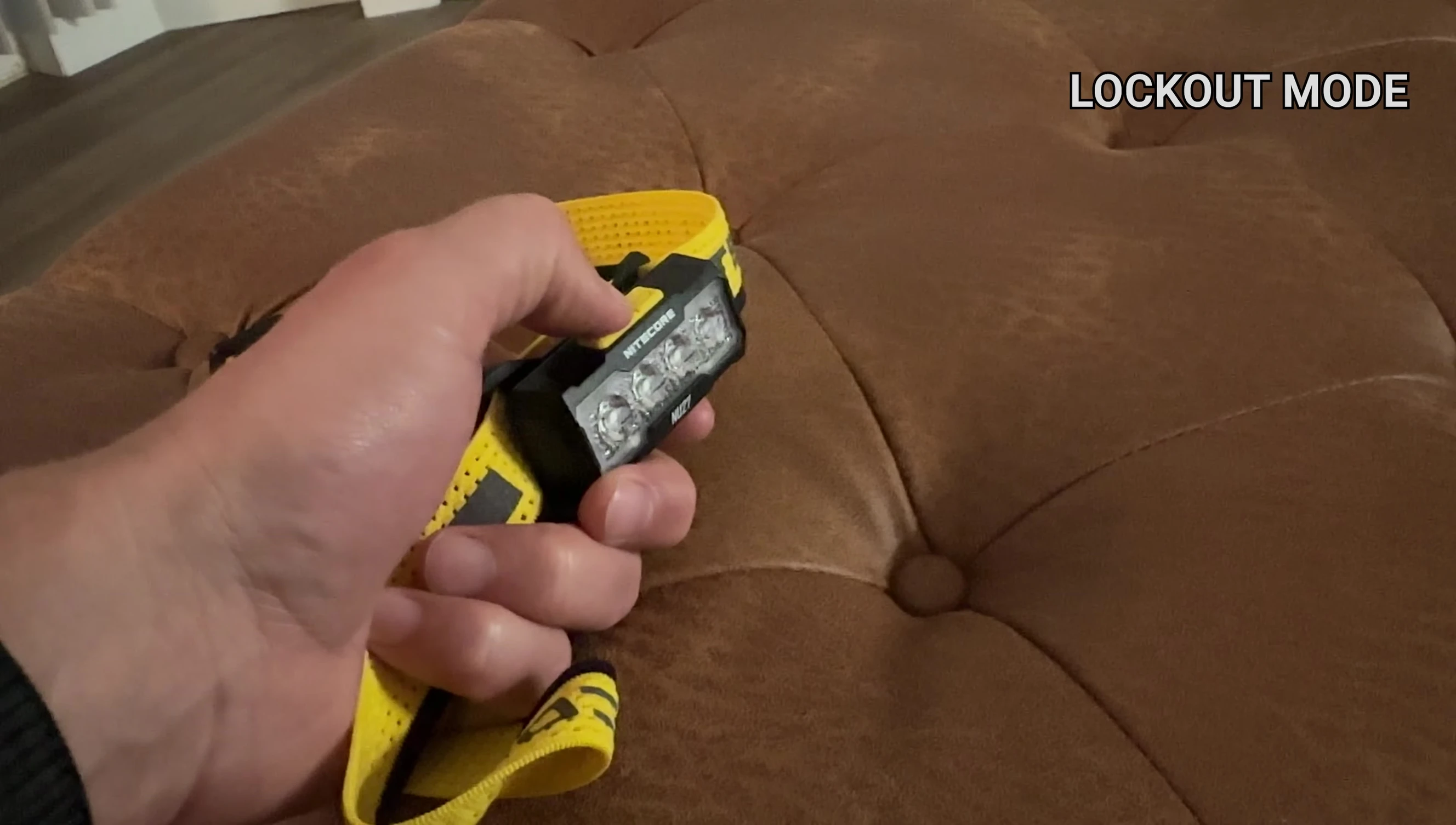 Demonstration of the lockout mode