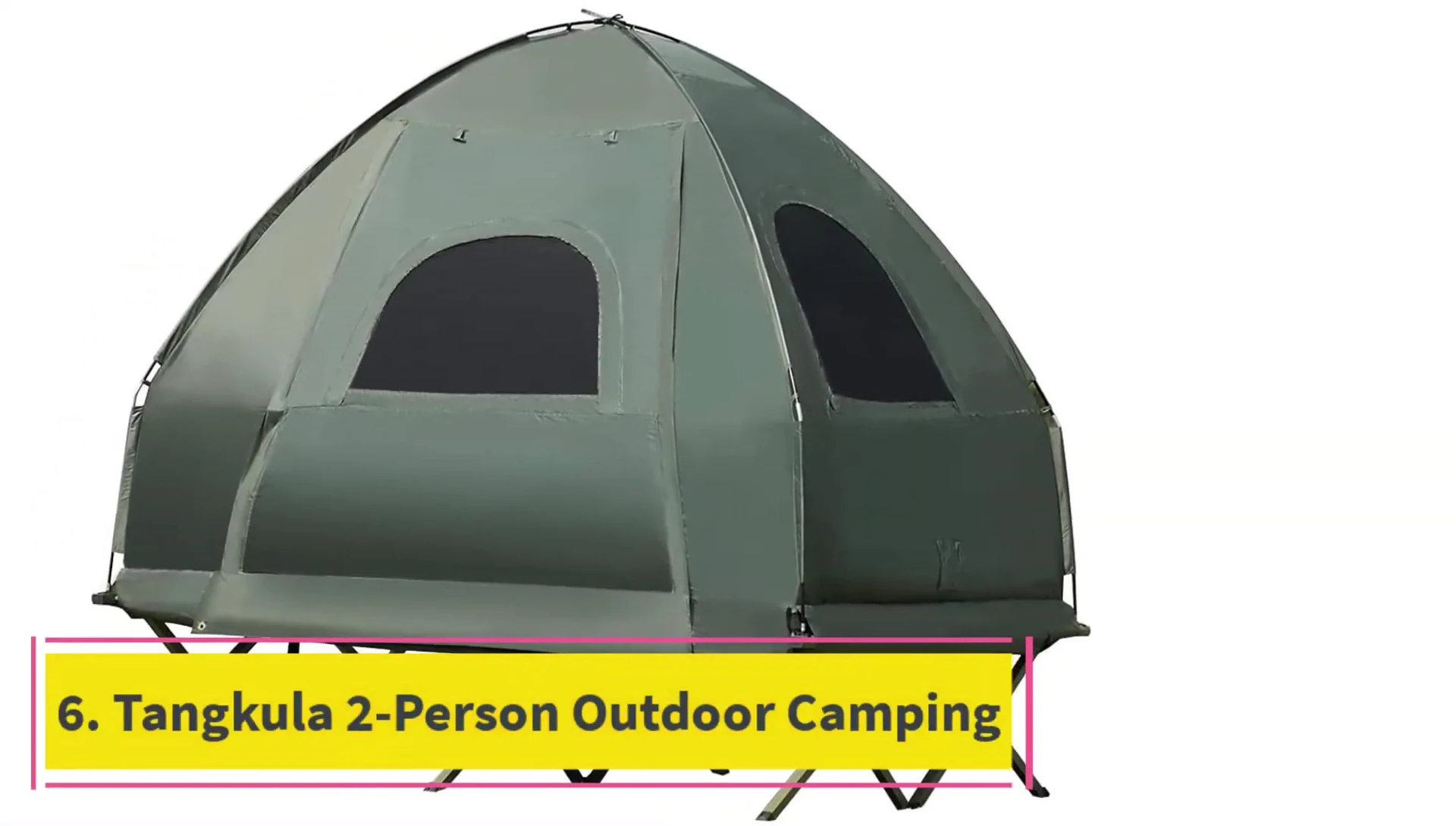 Image of the Tankula Two-Person Outdoor Camping Tent Cot