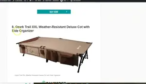 Extra Wide Camping Cots: A Comprehensive Review of Top 8 Models