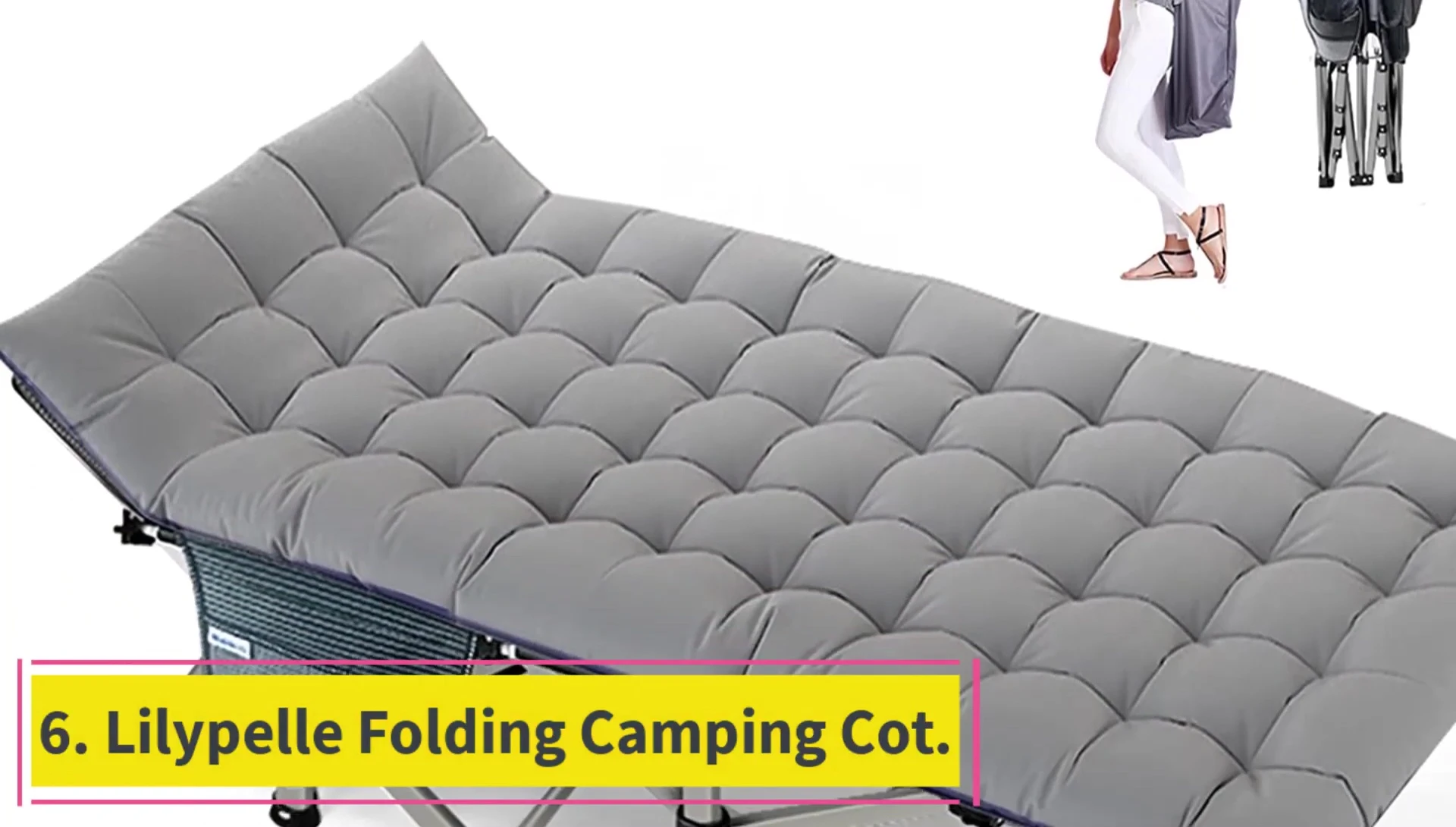 Lily Pell Folding Camping Cot
