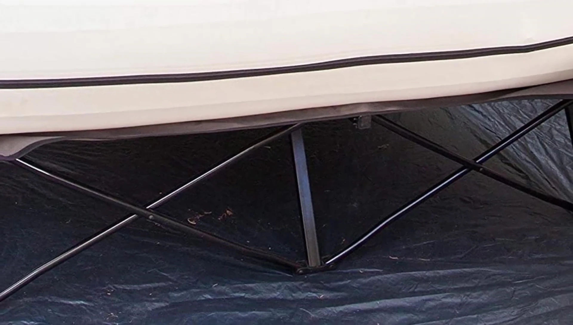 Coleman camping cot in carry bag
