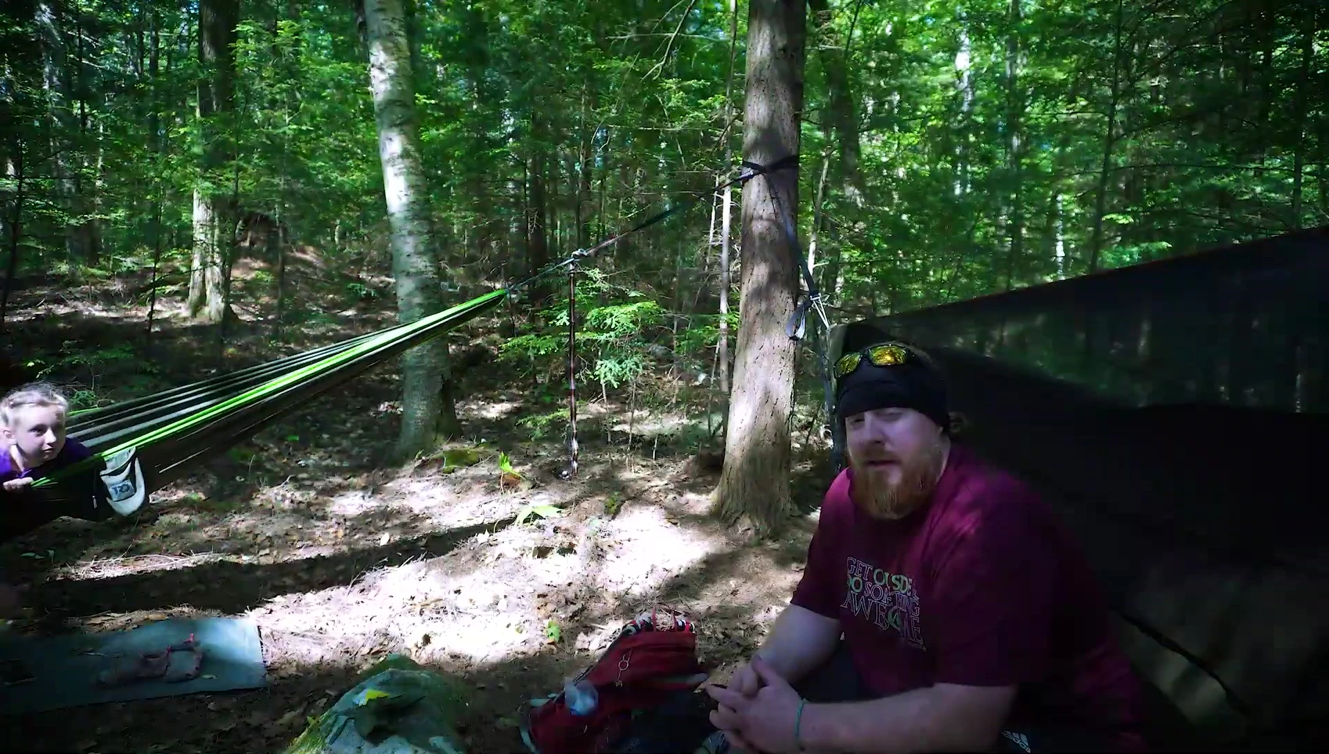 Packing up camp