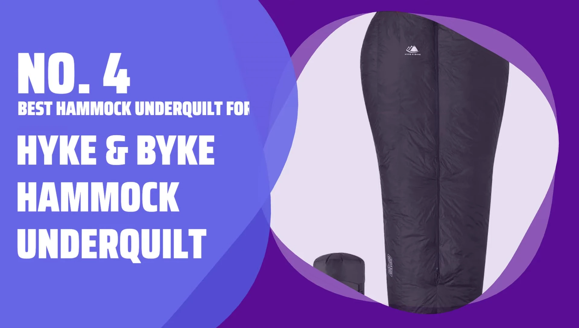 Hike & Bike Hammock Underquilt product shot