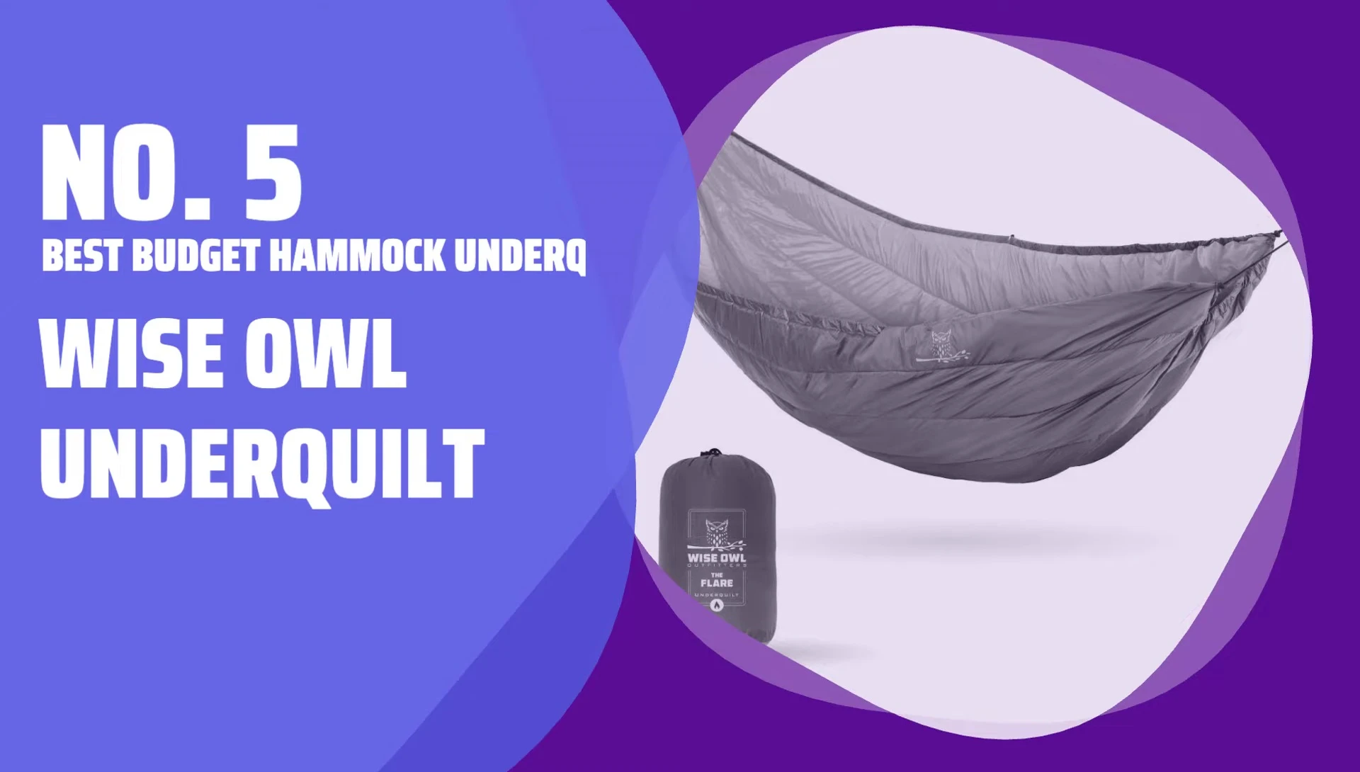 Wise Owl Underquilt product shot
