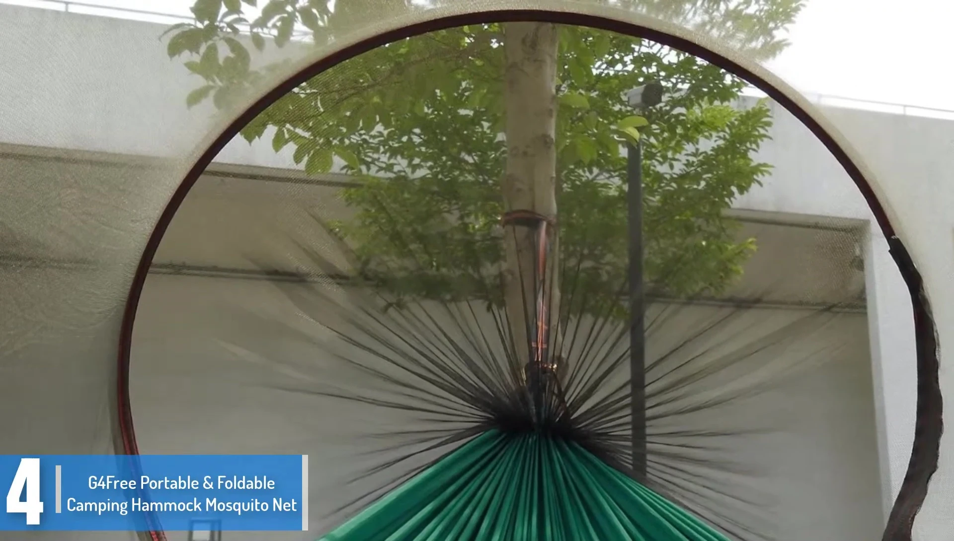 Weight and portability of G4Free hammock