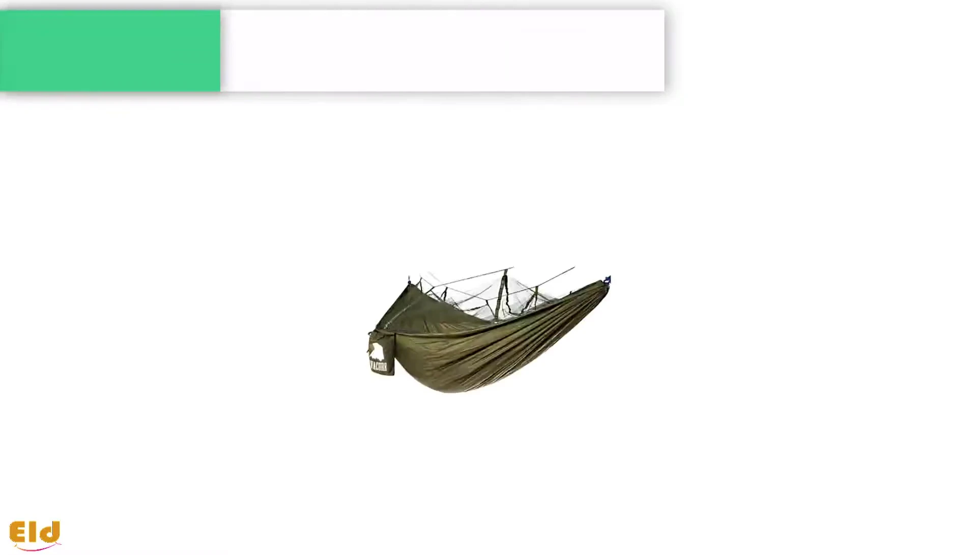 Confer Cure Camping Hammock with Mosquito Net
