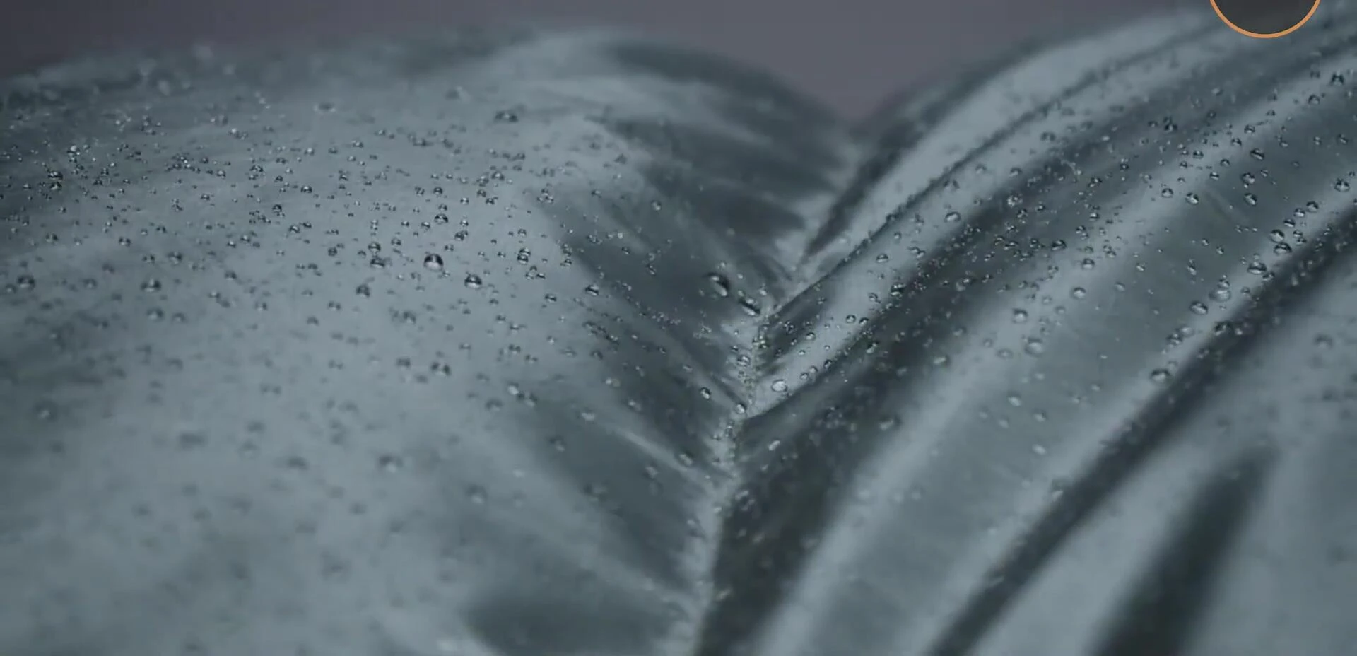 Close-up of the Therm-a-Rest Questar sleeping bag's fill