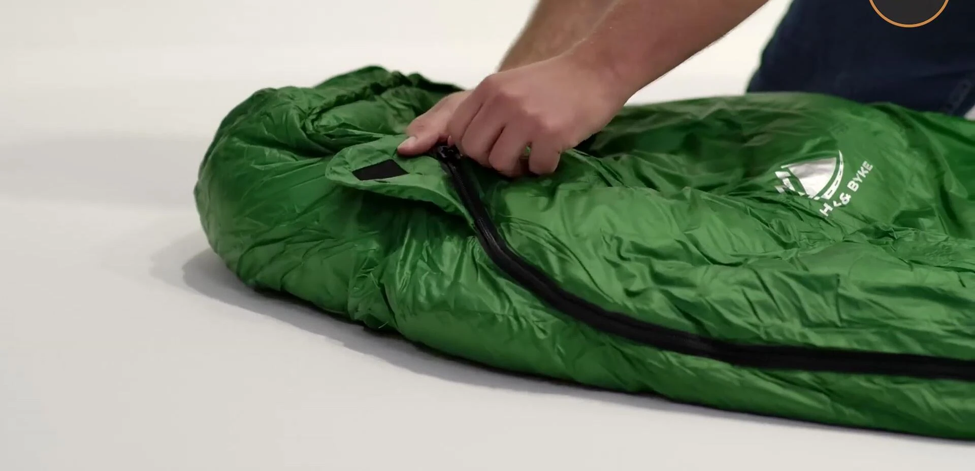 Close-up of the Katadyn bag's fill