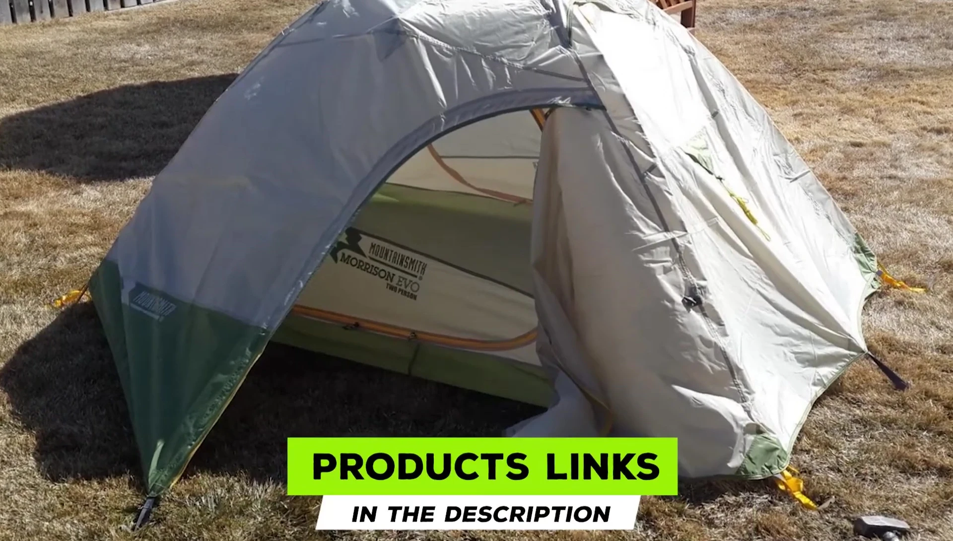 Personal testimony of the tent's durability