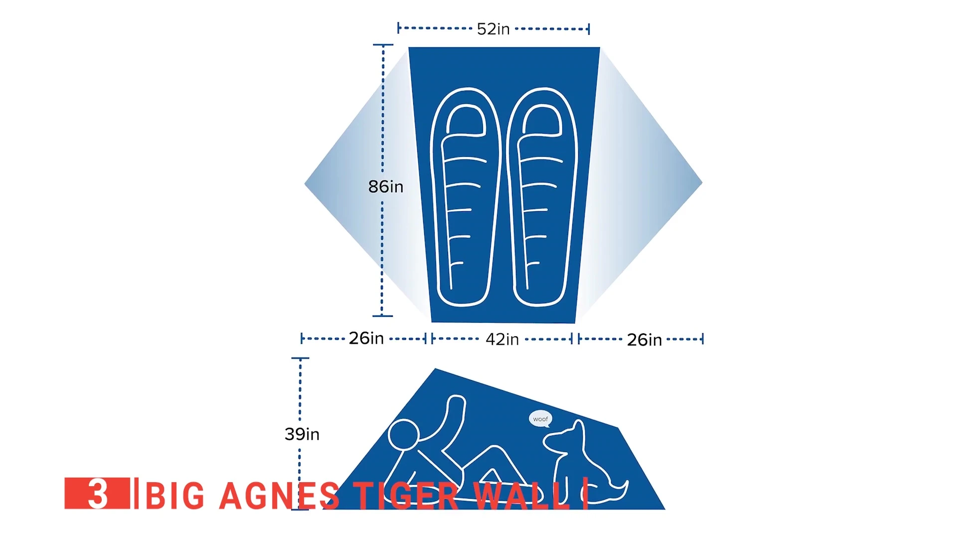 Packed Big Agnes Tiger Wall tent