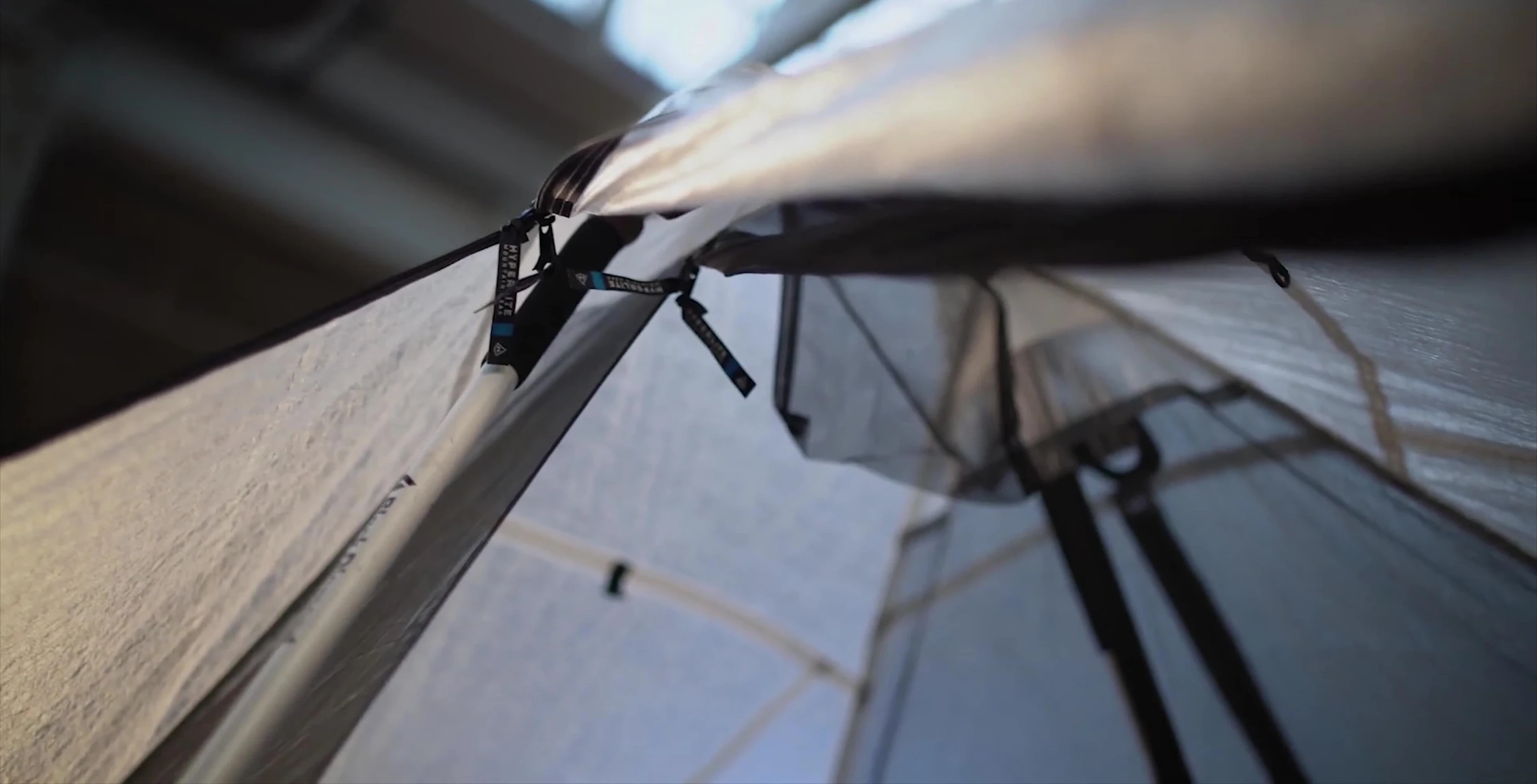 Image showing the tent's vestibules and zippers