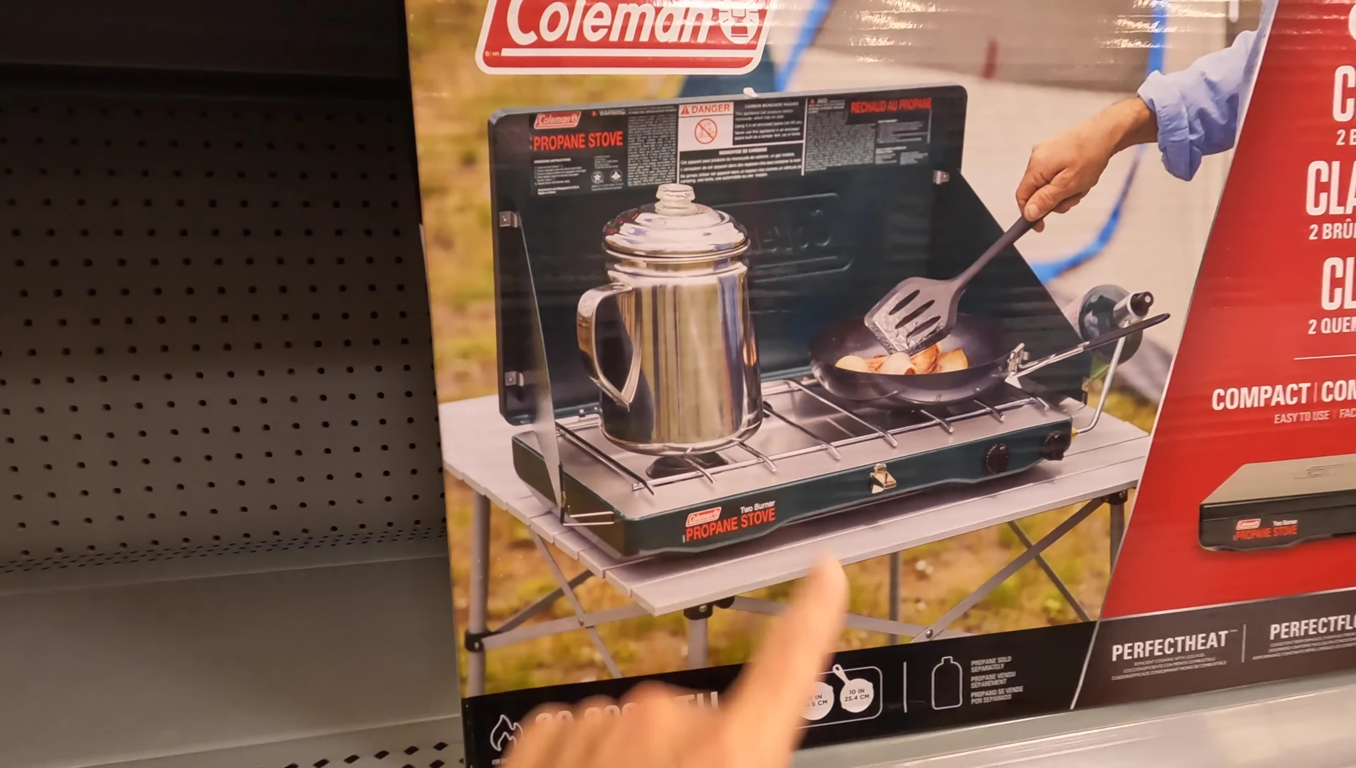 Coleman two-burner camping stove
