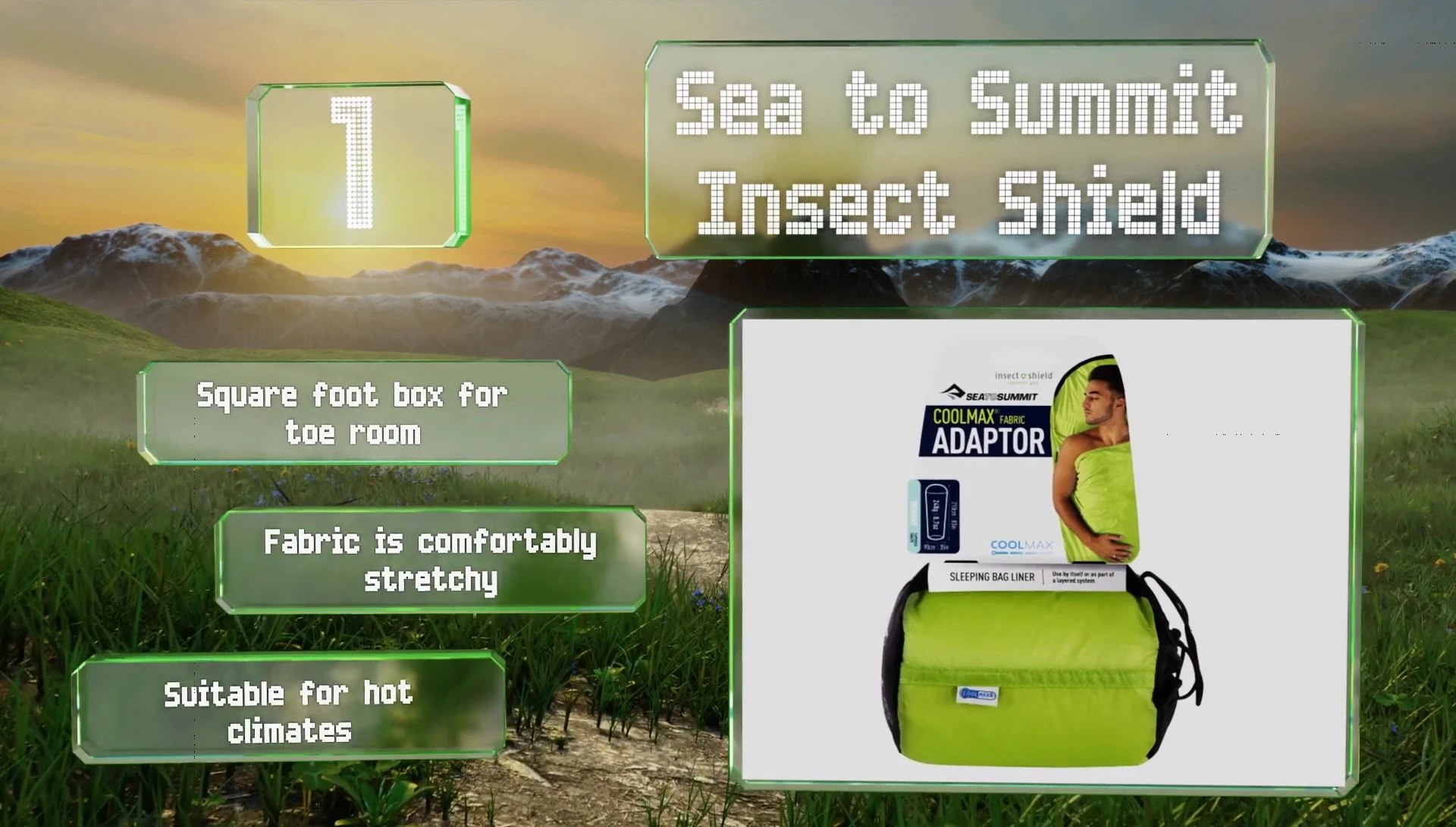Highlighting the lightweight nature of the liner