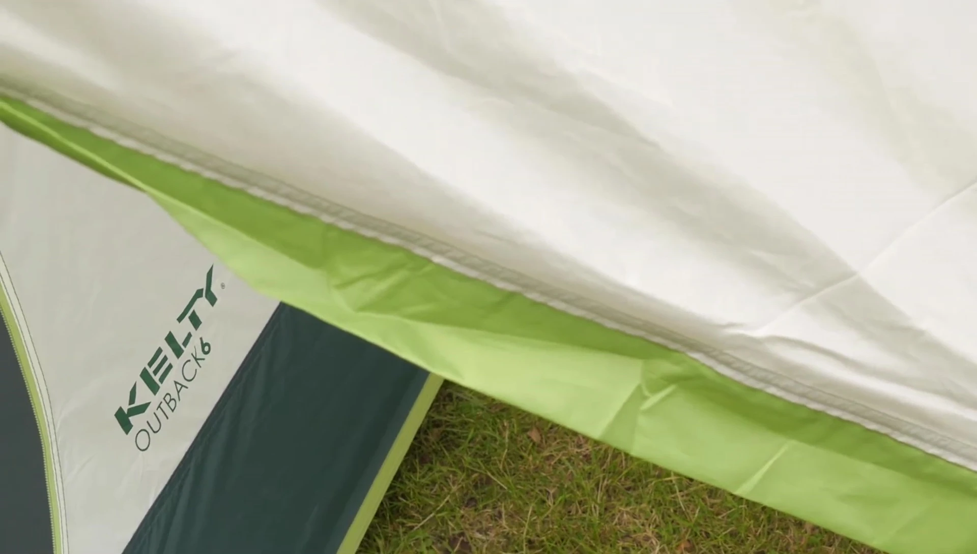 Shot of the tent vestibule.