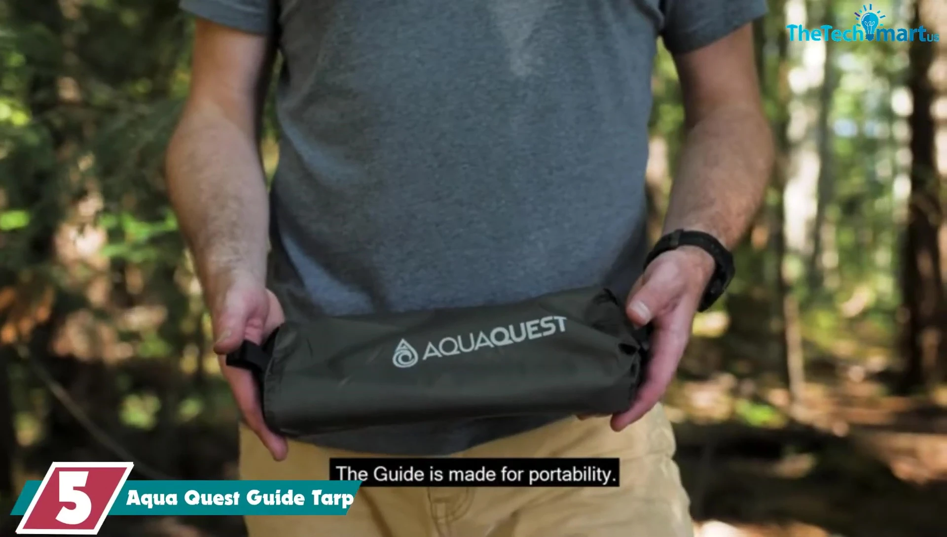 Aqua Quest Guide Tarp displayed