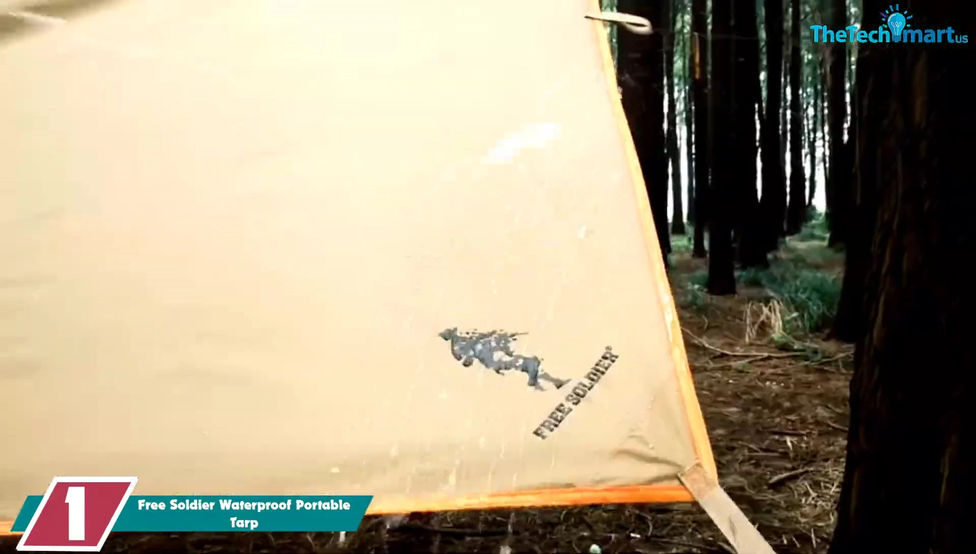 Free Soldier Waterproof Portable Tarp material and specs