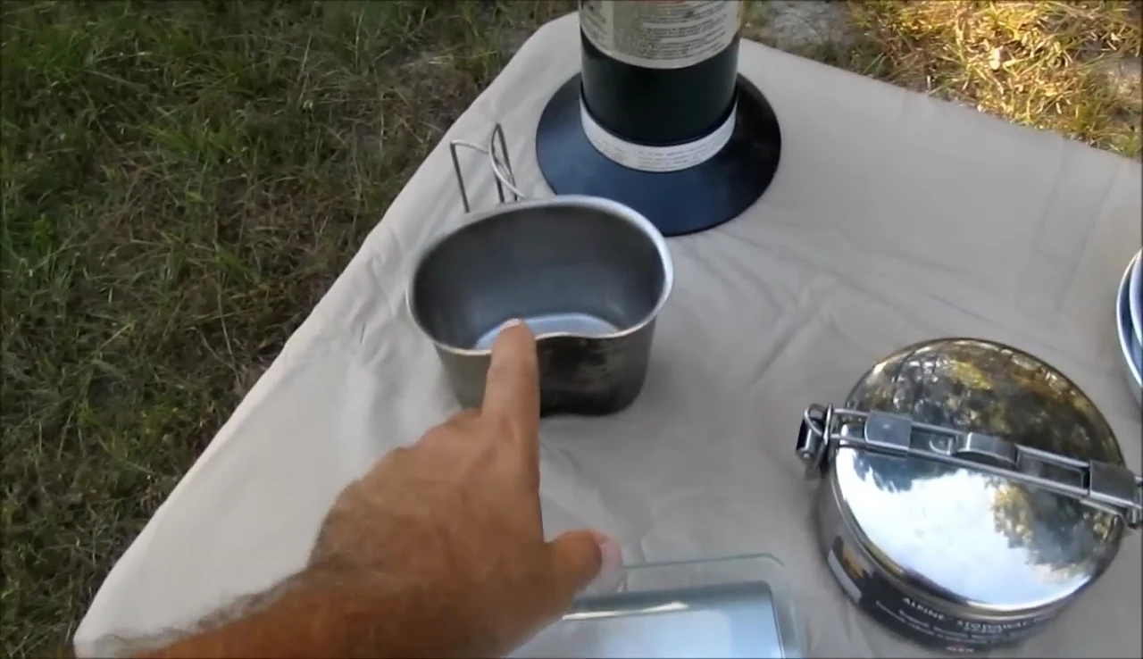 Stainless steel canteen cup