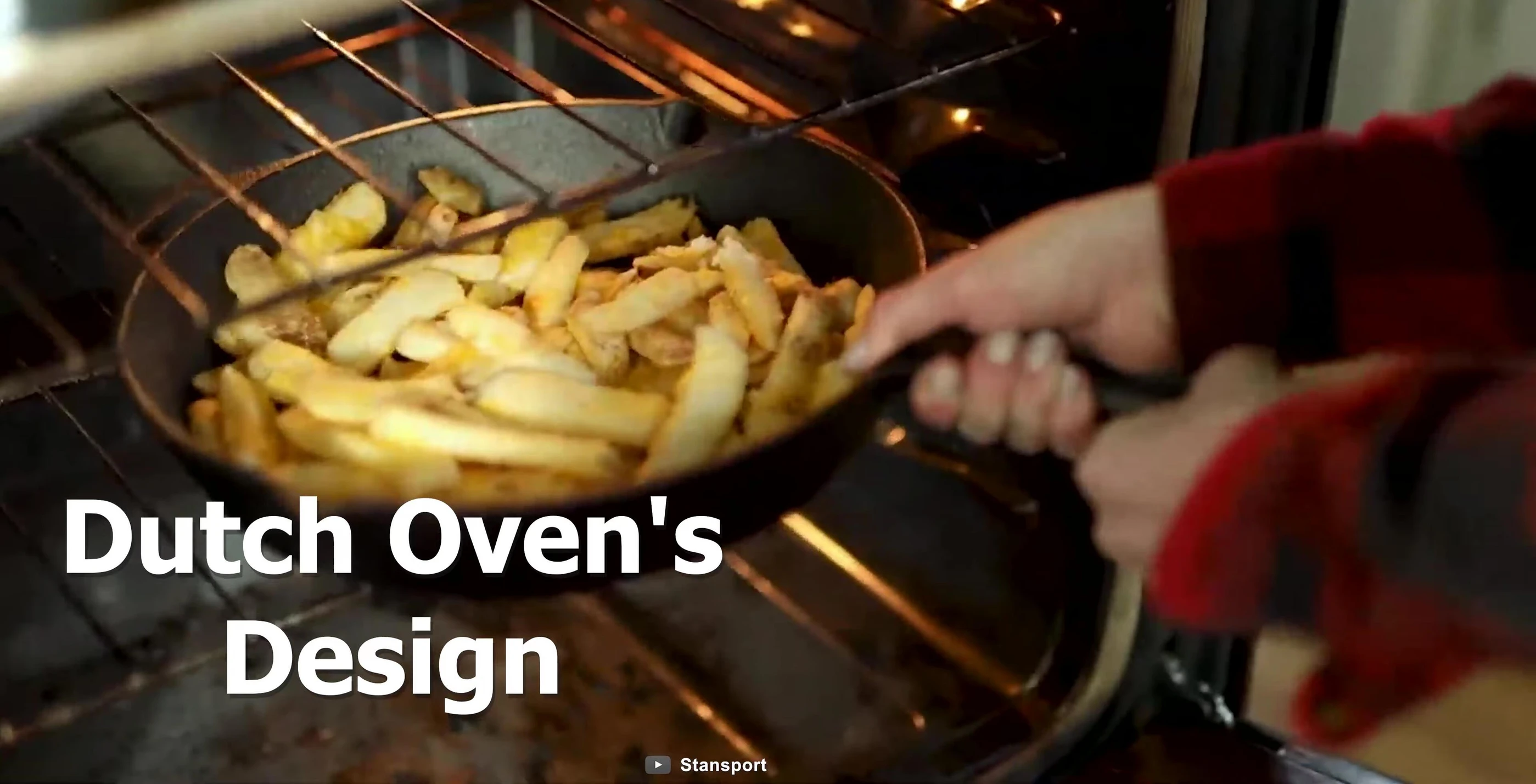 The dutch oven shown being used on a stovetop