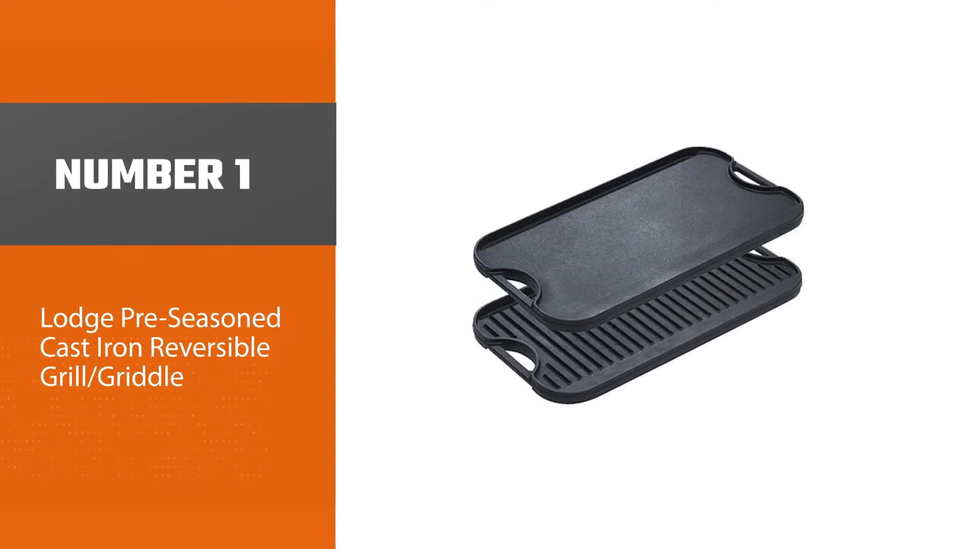 Lodge Pre-Seasoned Cast Iron Griddle