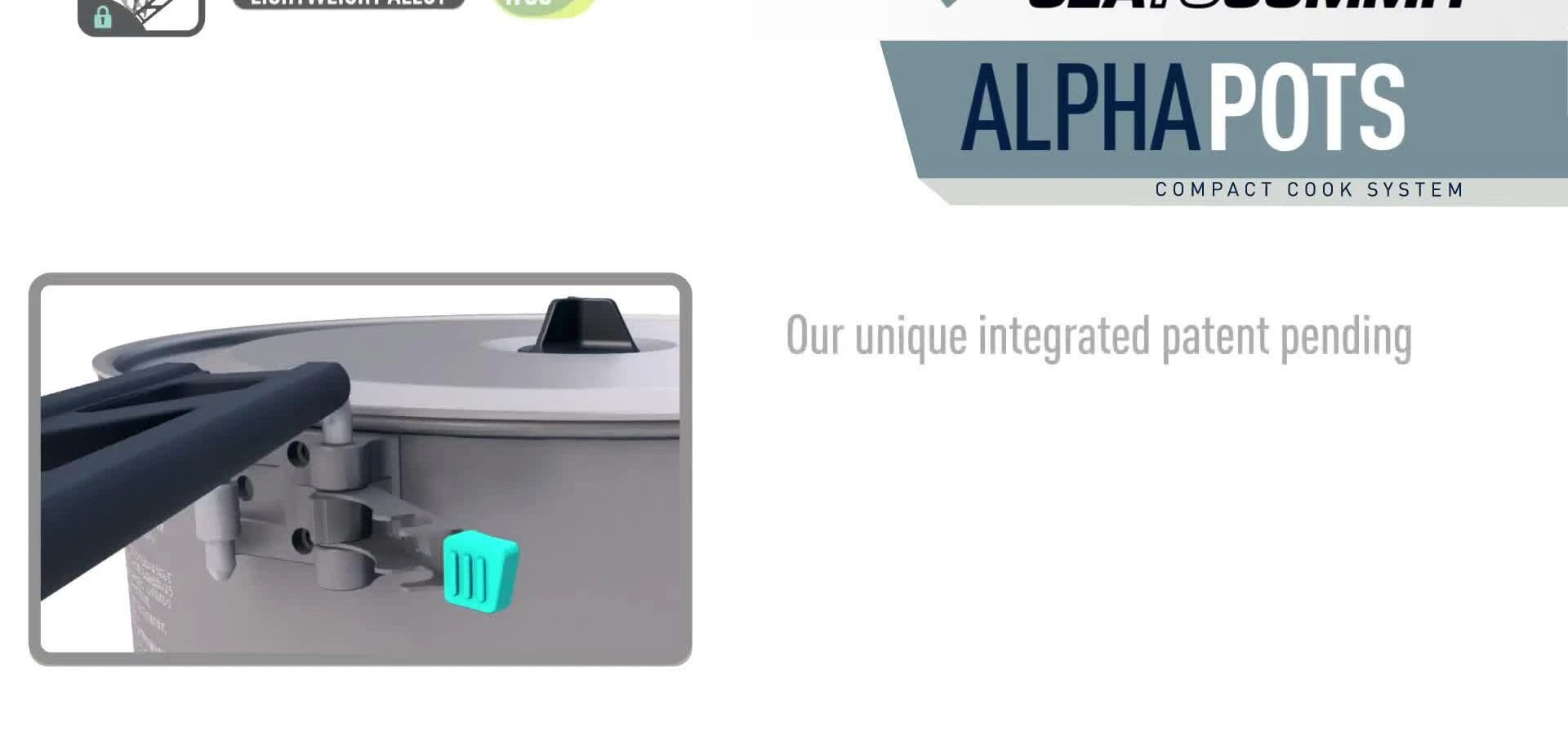 Demonstration of the pivot lock handle