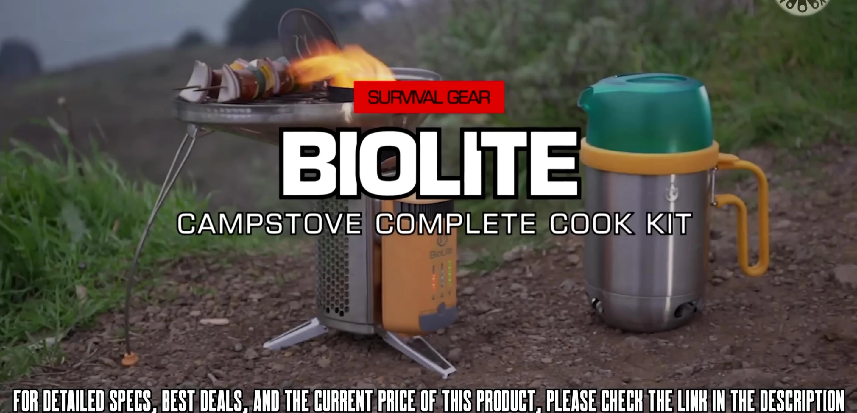 BioLite Camp Stove Complete Cook Kit overview