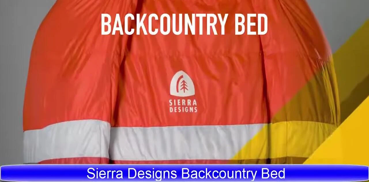 Overview of the Sierra Designs Backcountry Bed.