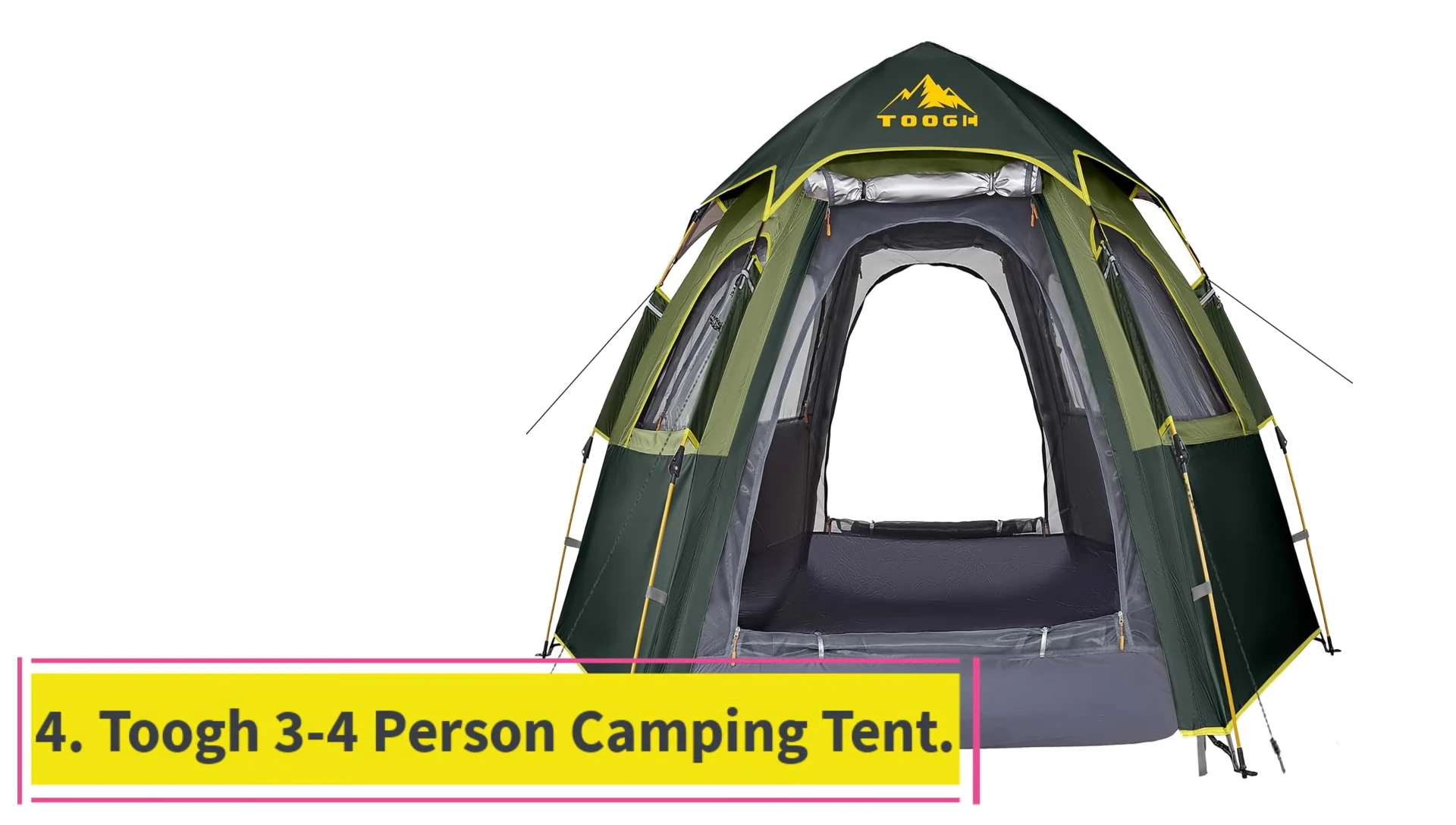 Took Tent shown set up