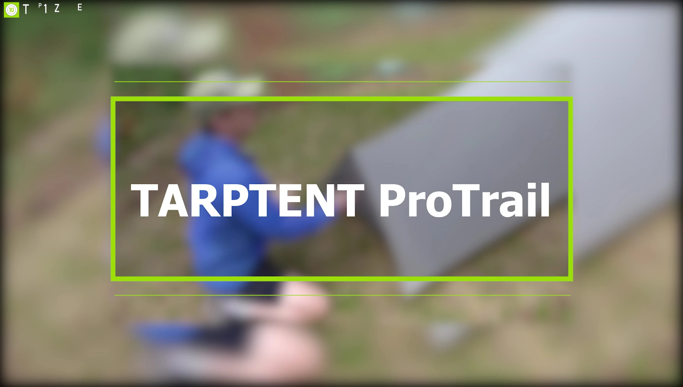Top 10 Pro Trail tent shown