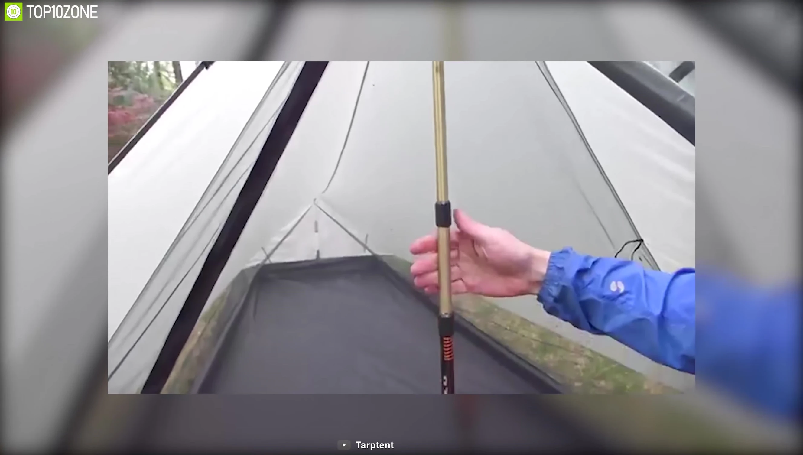 Top 10 Pro Trail tent setup