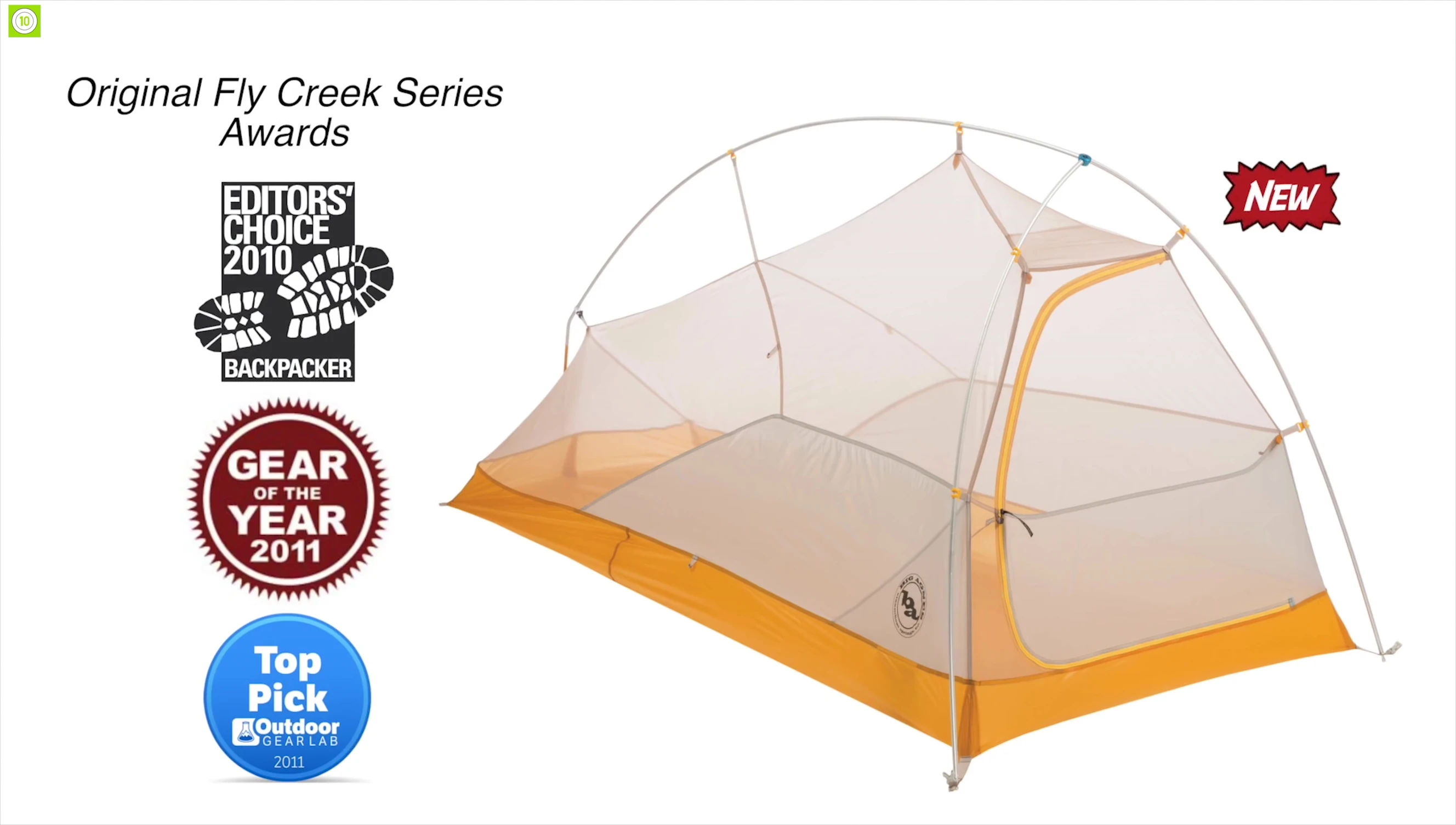 Big Agnes Fly Creek HV UL tent shown