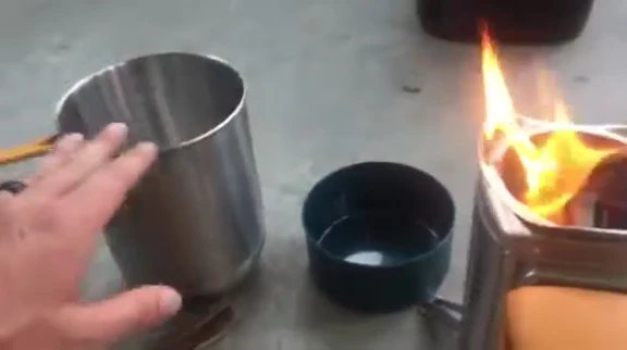 The BioLite Stove 2 components packed into its carrying case
