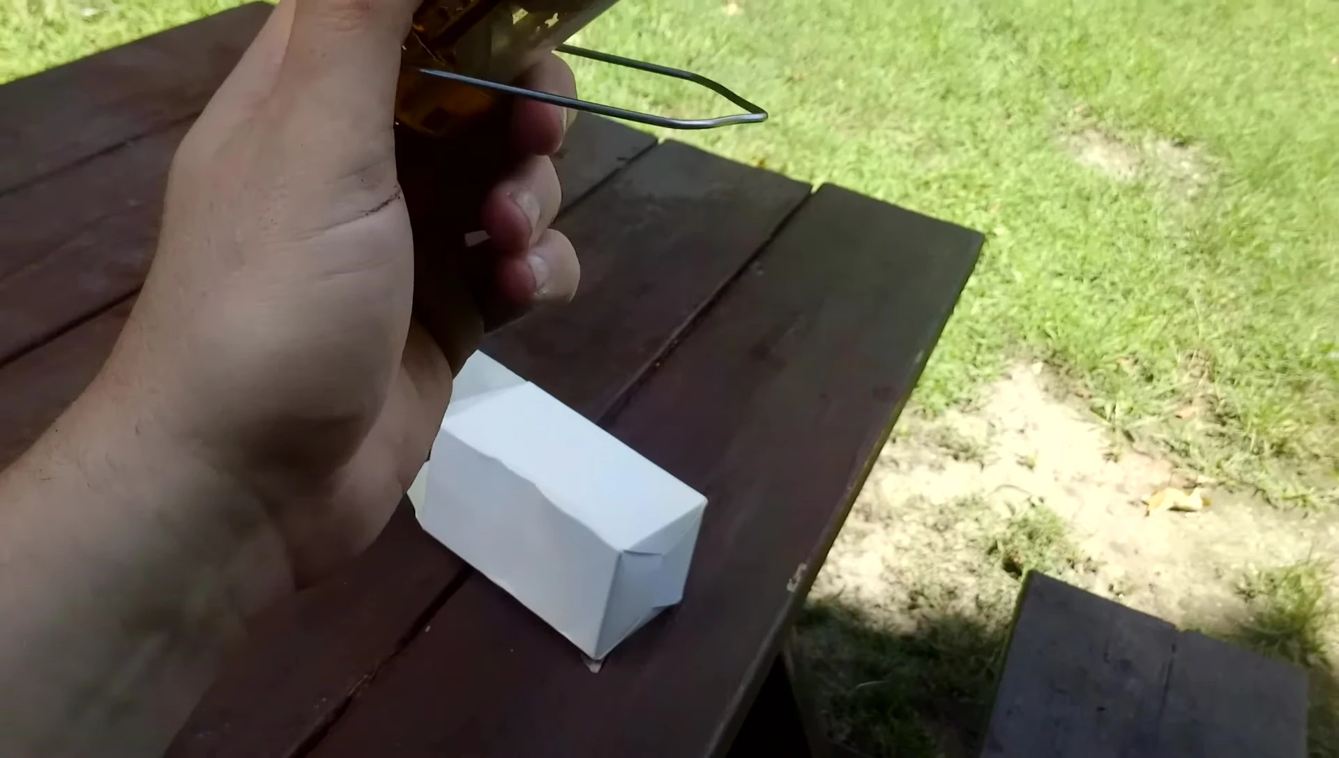 Discussing plans for a DIY protective case.