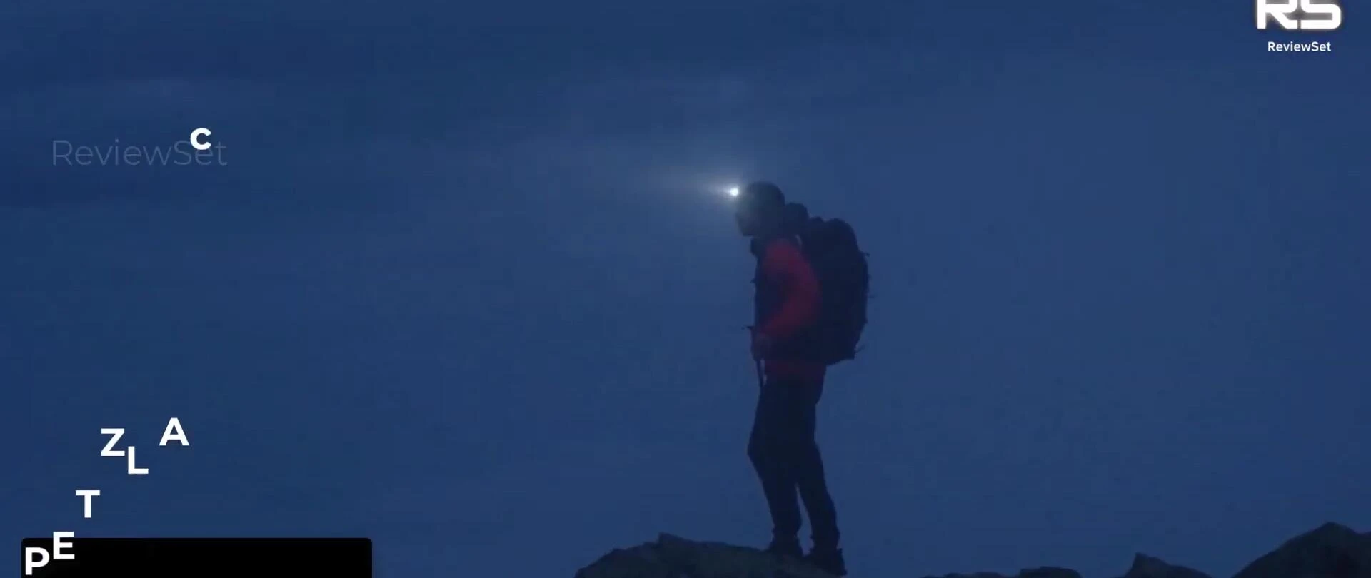 Petzl Actik Core headlamp shown in use